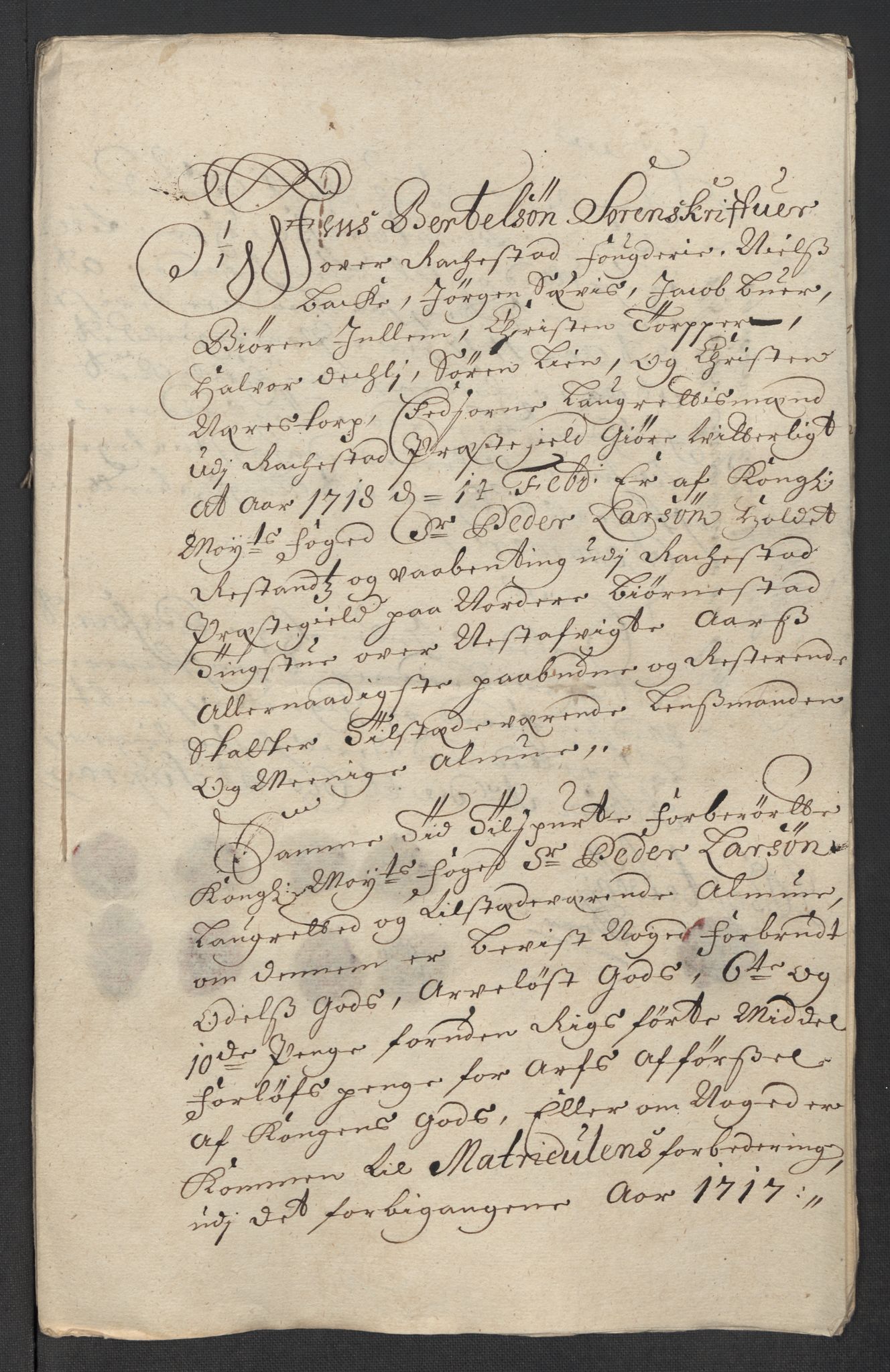 Rentekammeret inntil 1814, Reviderte regnskaper, Fogderegnskap, AV/RA-EA-4092/R07/L0313: Fogderegnskap Rakkestad, Heggen og Frøland, 1717, p. 433