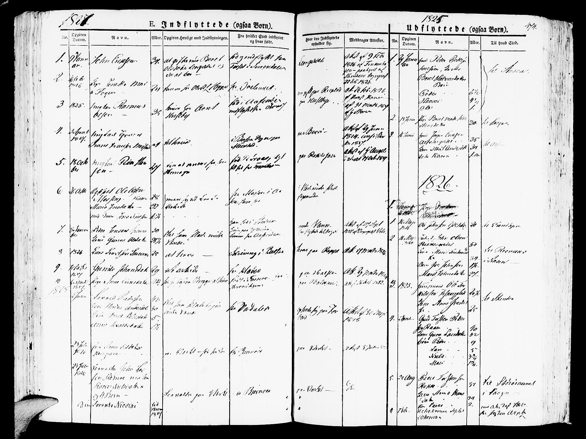 Ministerialprotokoller, klokkerbøker og fødselsregistre - Nord-Trøndelag, SAT/A-1458/709/L0070: Parish register (official) no. 709A10, 1820-1832, p. 474