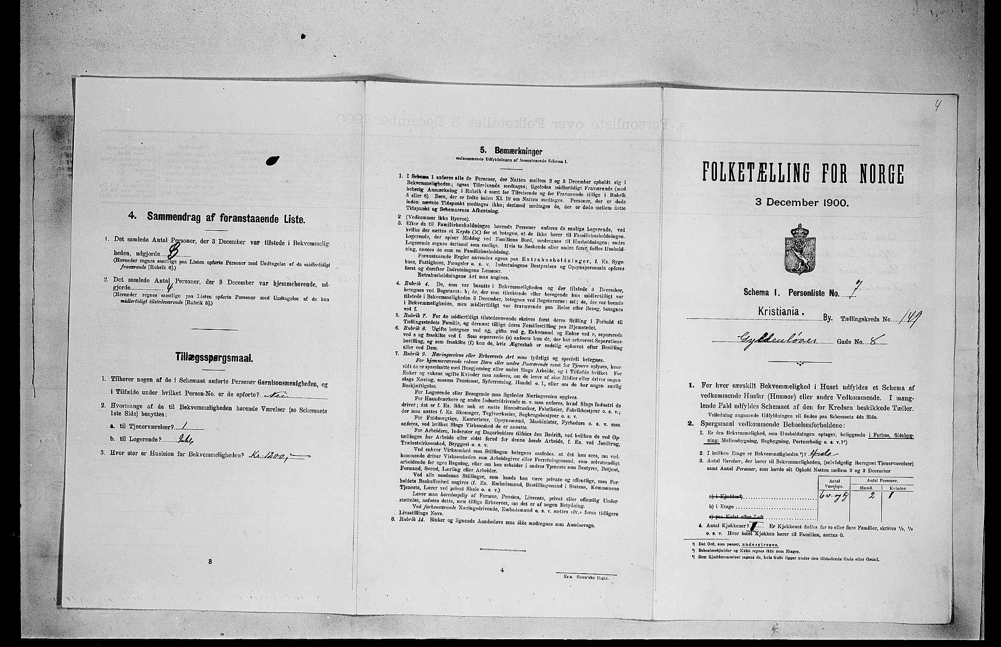 SAO, 1900 census for Kristiania, 1900, p. 30902