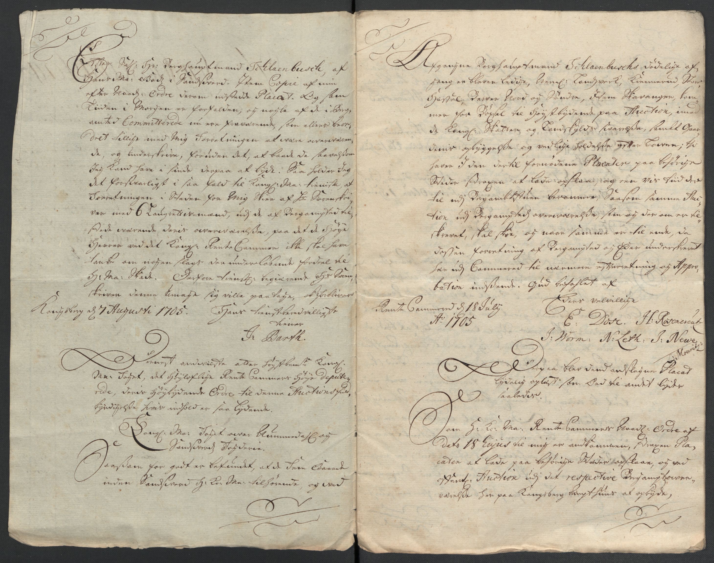 Rentekammeret inntil 1814, Reviderte regnskaper, Fogderegnskap, AV/RA-EA-4092/R24/L1583: Fogderegnskap Numedal og Sandsvær, 1705-1706, p. 37