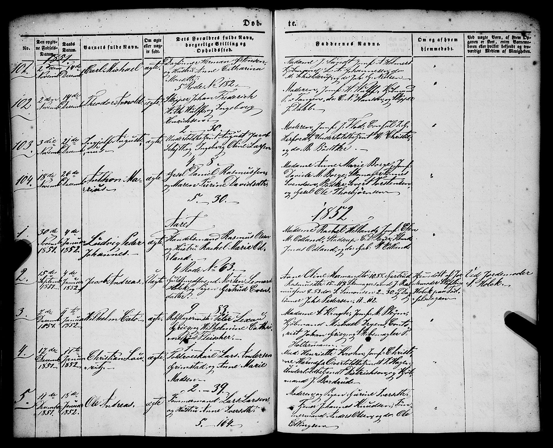 Nykirken Sokneprestembete, SAB/A-77101/H/Haa/L0014: Parish register (official) no. B 1, 1844-1858, p. 70