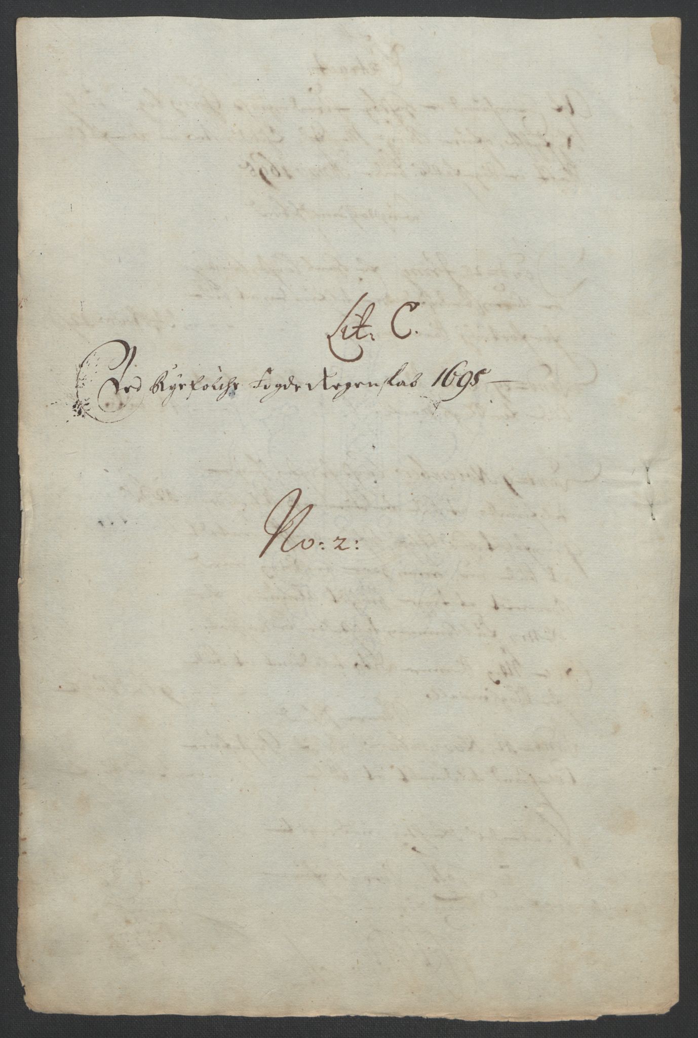 Rentekammeret inntil 1814, Reviderte regnskaper, Fogderegnskap, RA/EA-4092/R47/L2857: Fogderegnskap Ryfylke, 1694-1696, p. 130