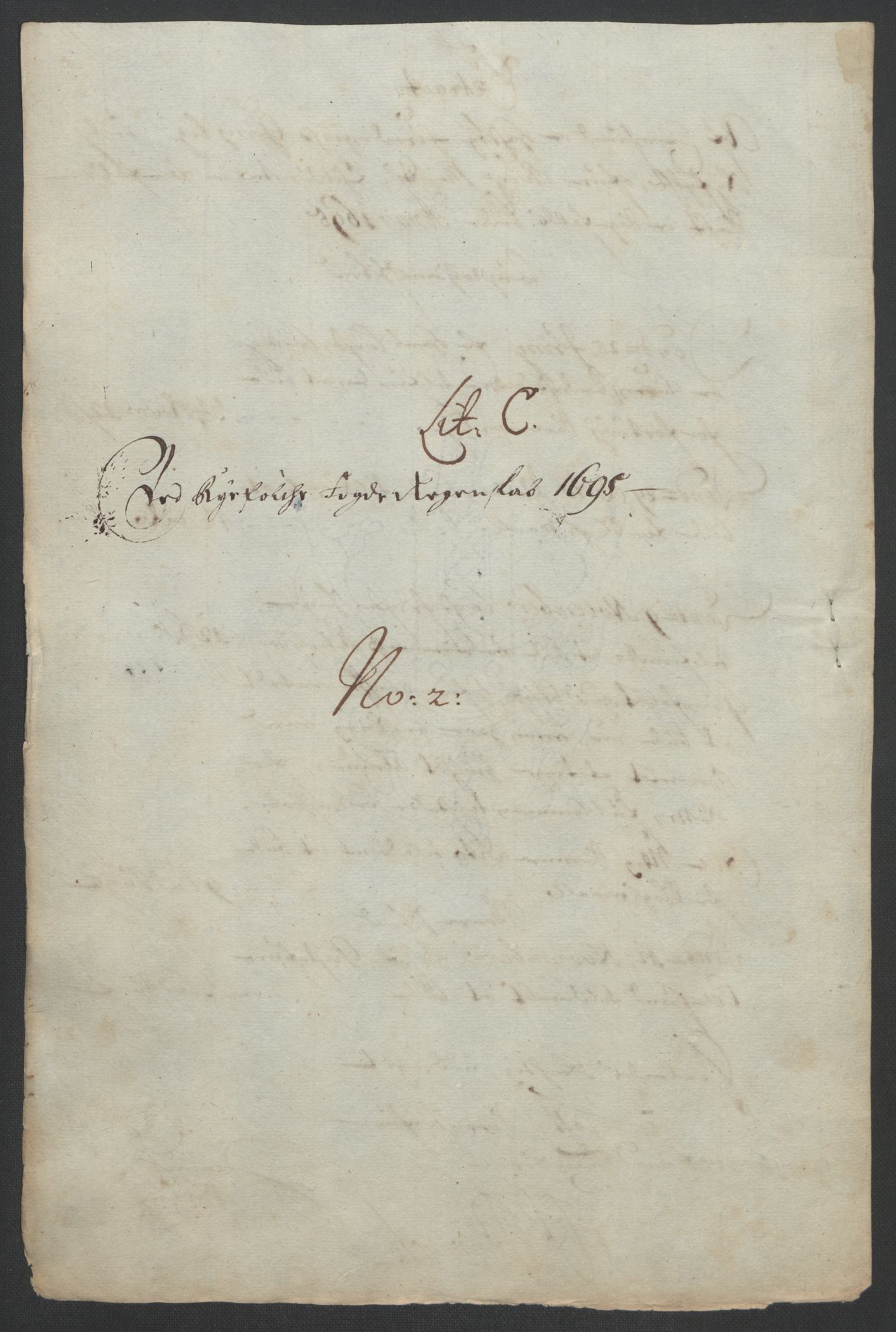 Rentekammeret inntil 1814, Reviderte regnskaper, Fogderegnskap, AV/RA-EA-4092/R47/L2857: Fogderegnskap Ryfylke, 1694-1696, p. 130