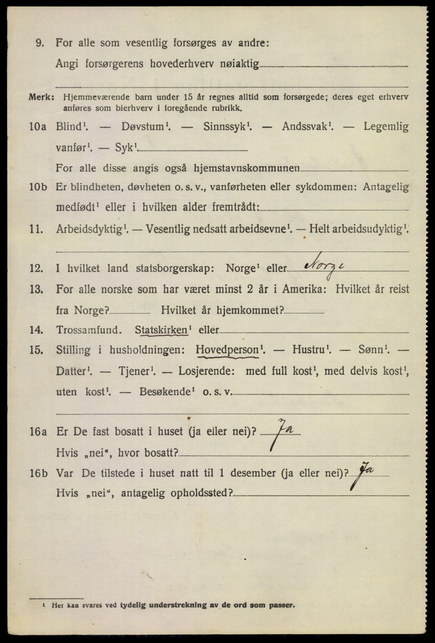 SAKO, 1920 census for Øvre Sandsvær, 1920, p. 1961