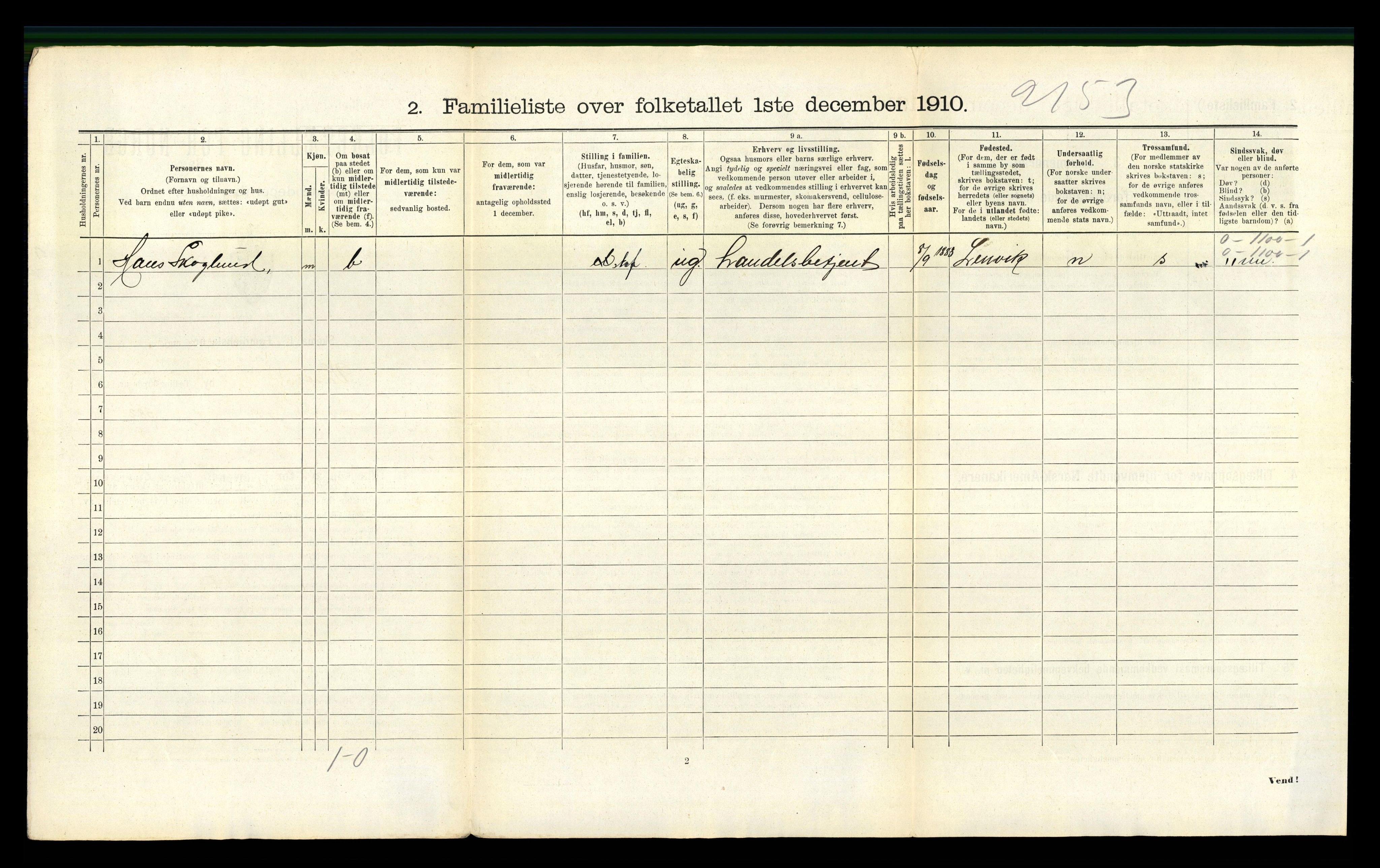 RA, 1910 census for Vadsø, 1910, p. 1048