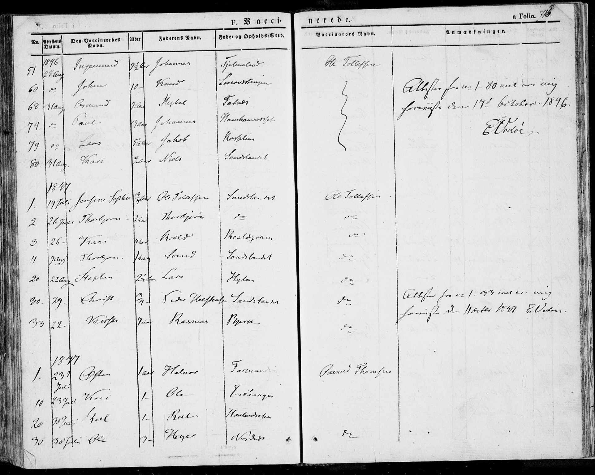 Jelsa sokneprestkontor, AV/SAST-A-101842/01/IV: Parish register (official) no. A 6.2, 1828-1853, p. 716