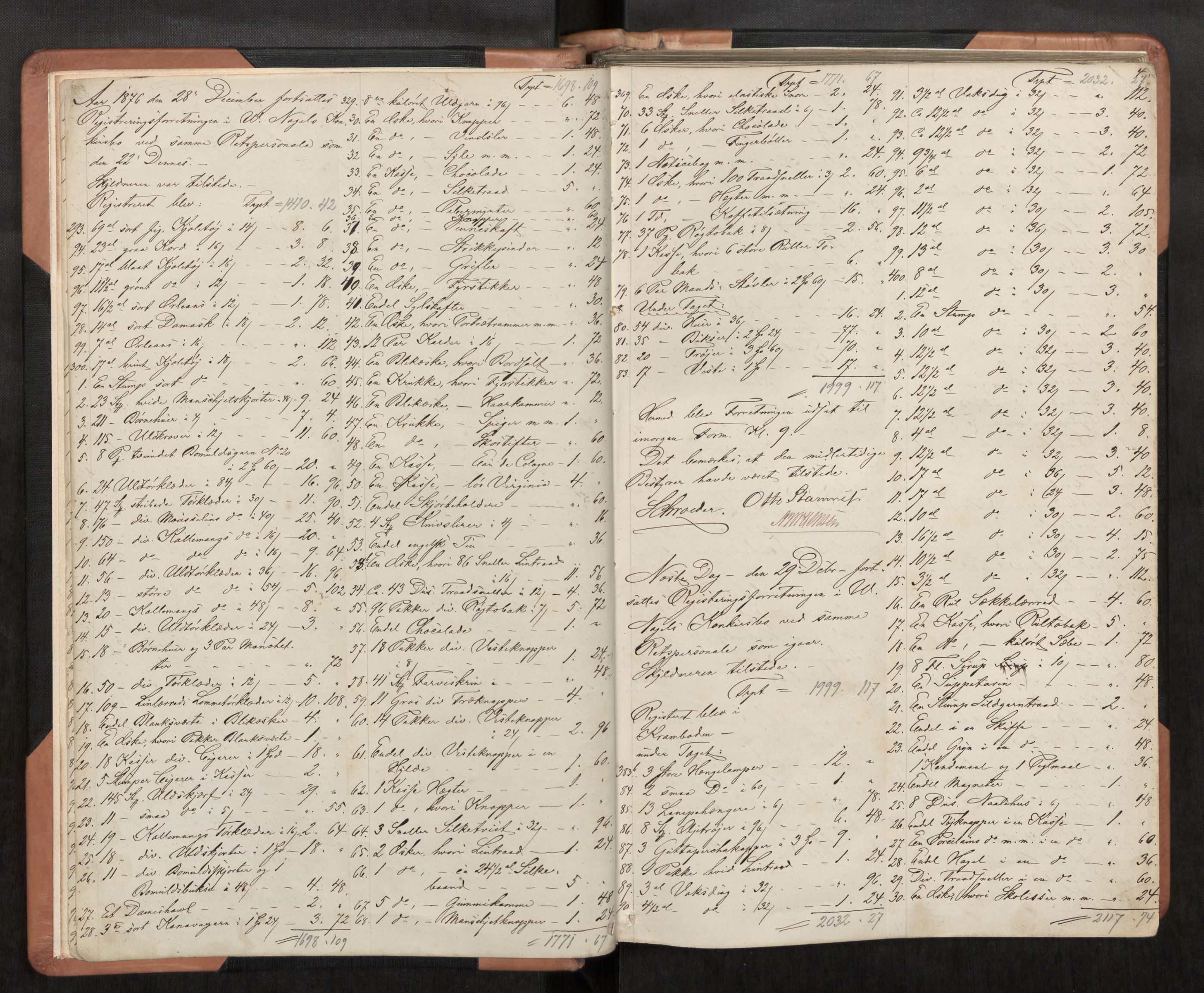 Ålesund byfogd, AV/SAT-A-4384/0001/03/03C/L0003: Registreringsprotokoll, 1876-1892, p. 4