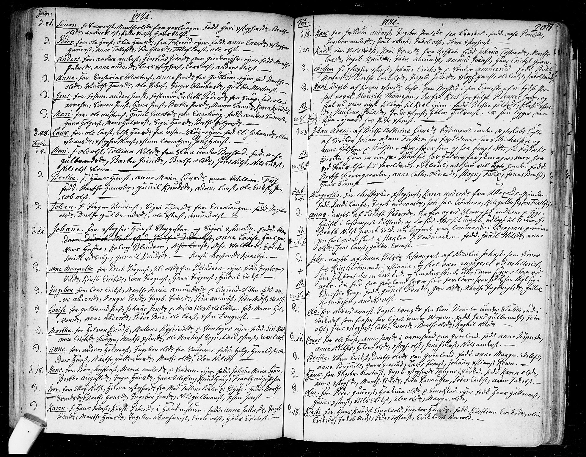 Aker prestekontor kirkebøker, SAO/A-10861/F/L0009: Parish register (official) no. 9, 1765-1785, p. 207