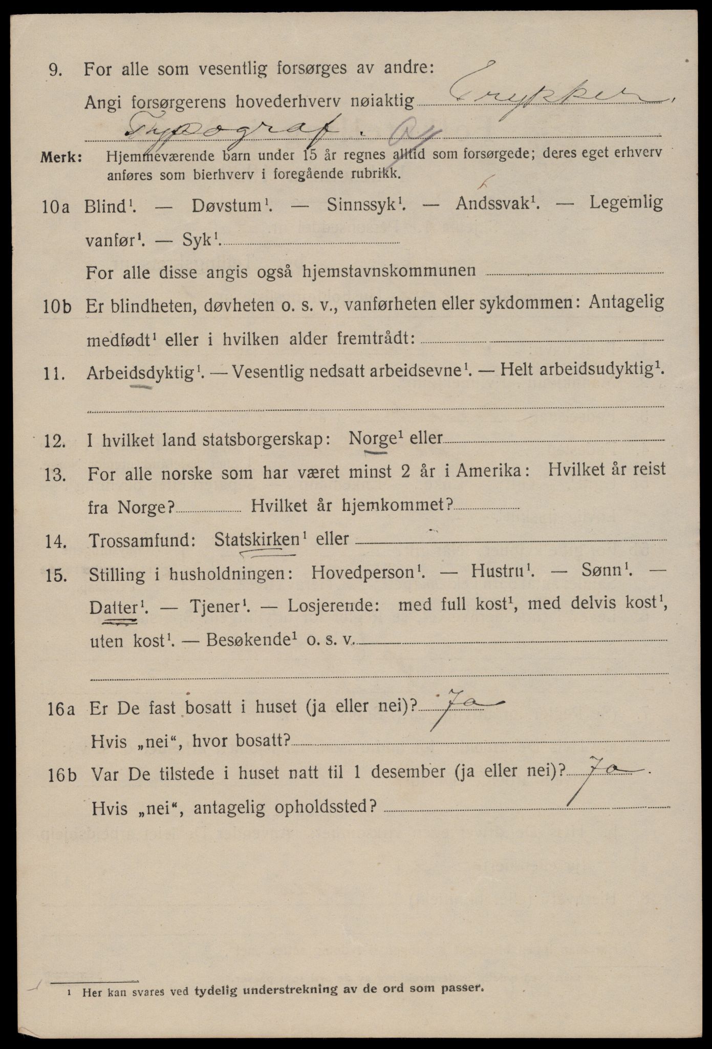 SAST, 1920 census for Stavanger, 1920, p. 82901