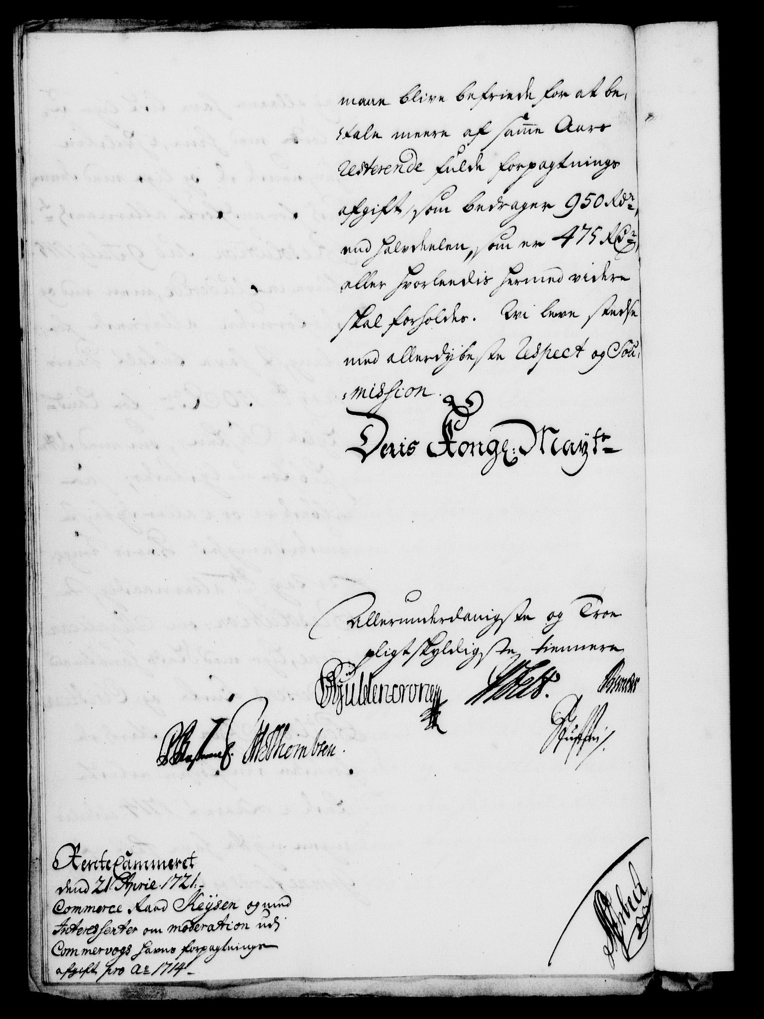 Rentekammeret, Kammerkanselliet, RA/EA-3111/G/Gf/Gfa/L0004: Norsk relasjons- og resolusjonsprotokoll (merket RK 52.4), 1721, p. 706