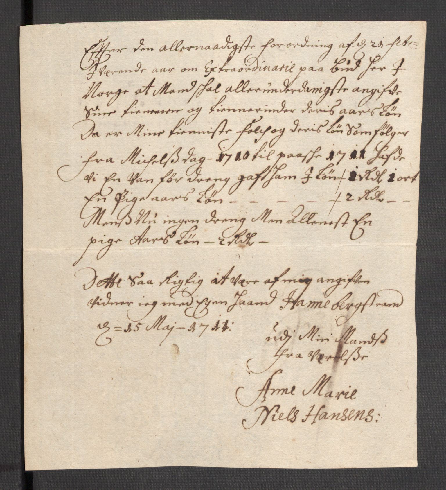 Rentekammeret inntil 1814, Reviderte regnskaper, Fogderegnskap, AV/RA-EA-4092/R46/L2735: Fogderegnskap Jæren og Dalane, 1711, p. 428