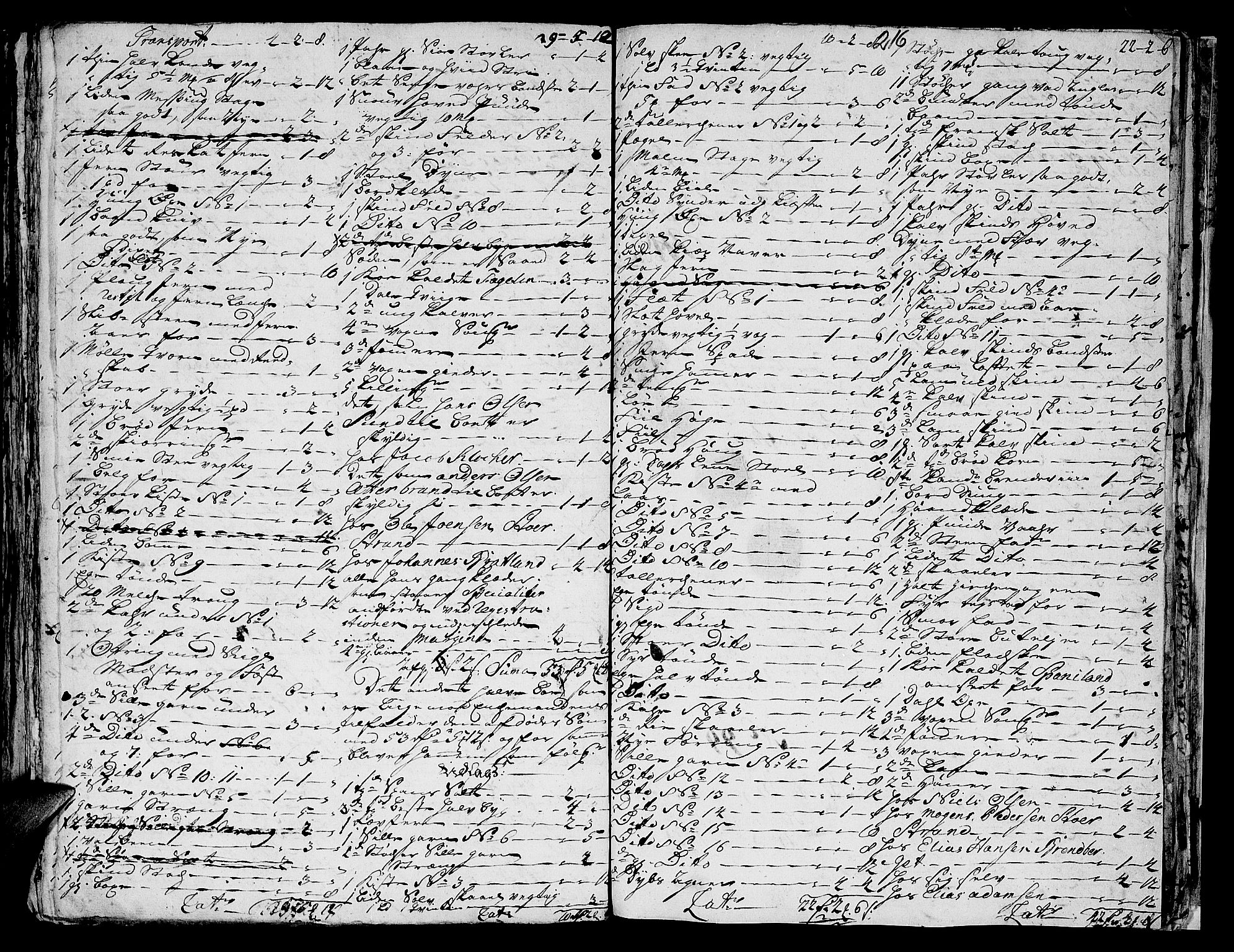 Helgeland sorenskriveri, SAT/A-0004/3/3A/L0024: Konseptprotokoll 9, 1751, p. 215b-216a