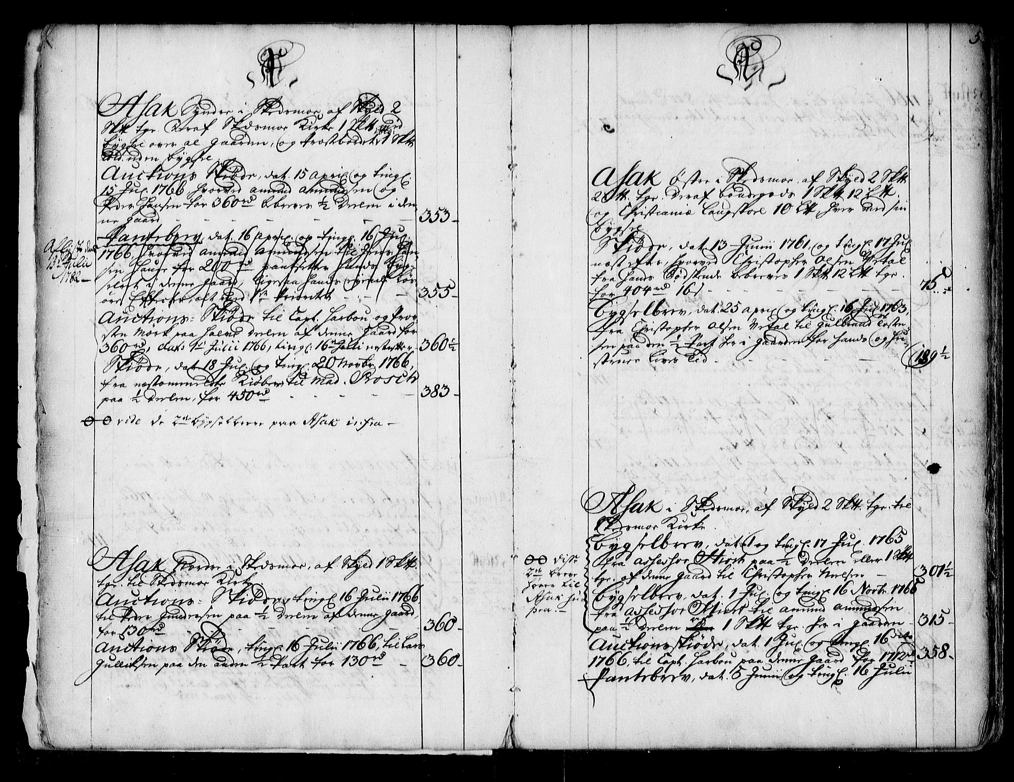 Nedre Romerike sorenskriveri, SAO/A-10469/G/Ga/Gaa/L0005: Mortgage register no. I 5, 1759-1766, p. 5