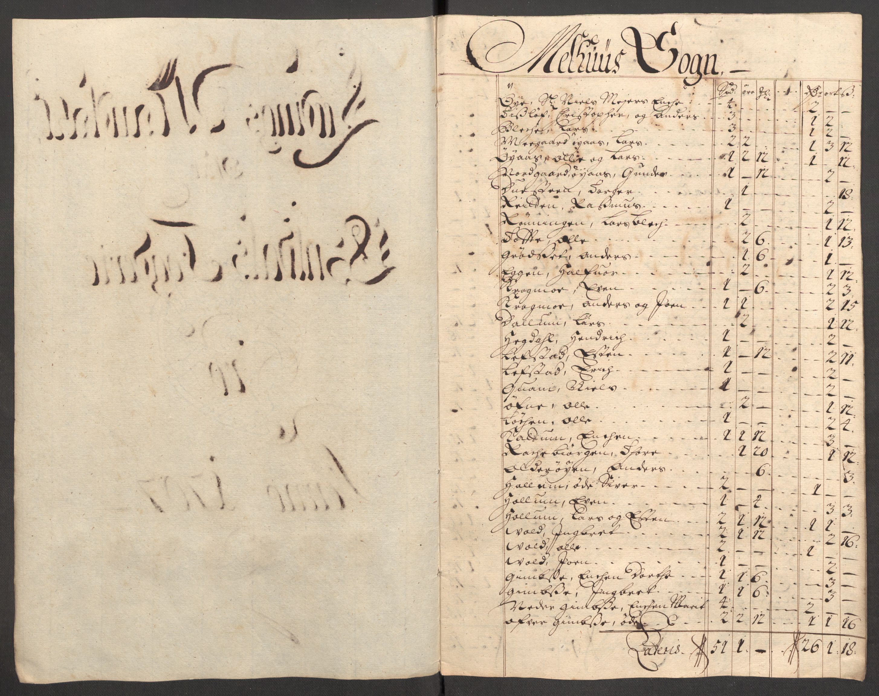 Rentekammeret inntil 1814, Reviderte regnskaper, Fogderegnskap, AV/RA-EA-4092/R60/L3957: Fogderegnskap Orkdal og Gauldal, 1707, p. 331