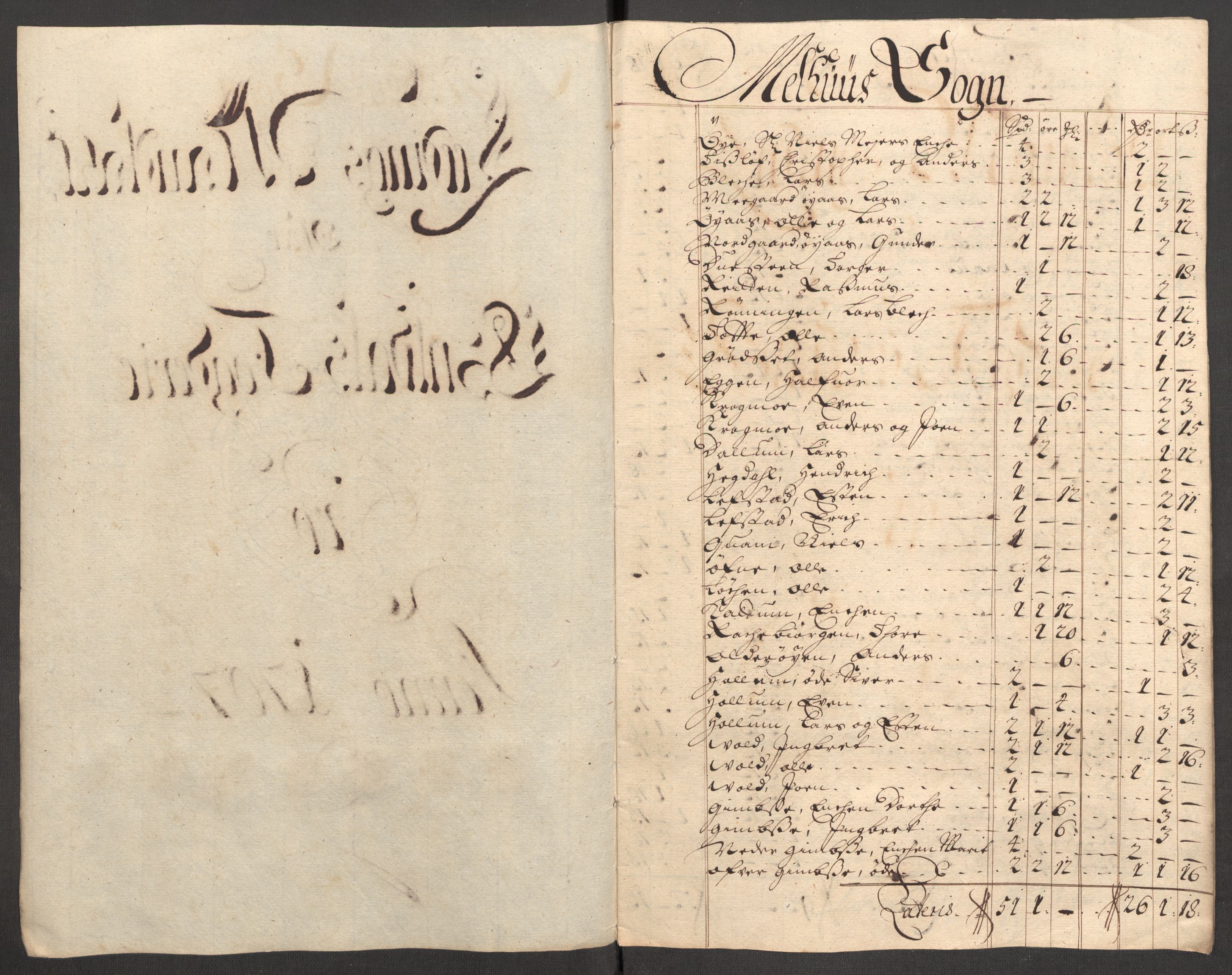 Rentekammeret inntil 1814, Reviderte regnskaper, Fogderegnskap, RA/EA-4092/R60/L3957: Fogderegnskap Orkdal og Gauldal, 1707, p. 331