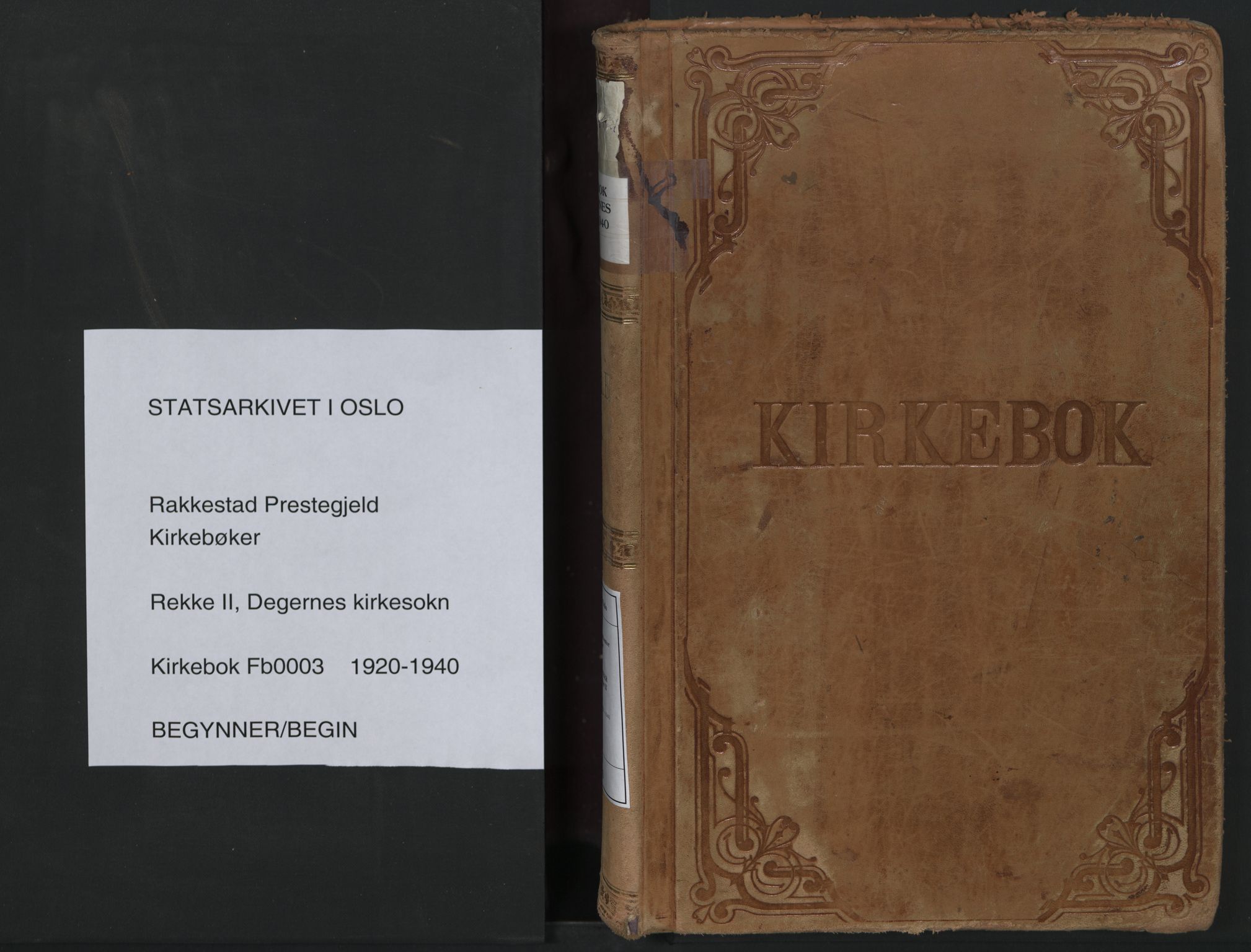 Rakkestad prestekontor Kirkebøker, AV/SAO-A-2008/F/Fb/L0003: Parish register (official) no. II 3, 1920-1940