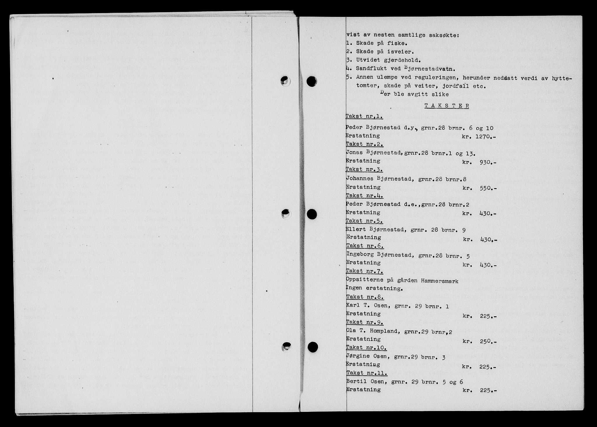 Flekkefjord sorenskriveri, SAK/1221-0001/G/Gb/Gba/L0063: Mortgage book no. A-11, 1947-1948, Diary no: : 1173/1947