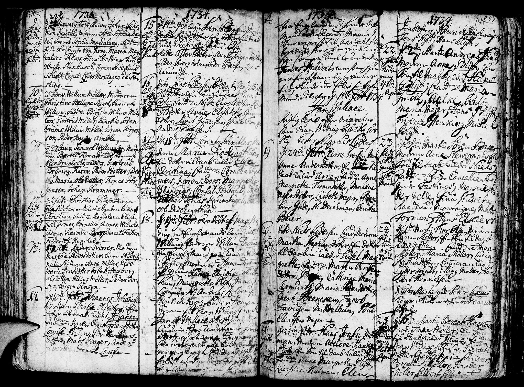 Nykirken Sokneprestembete, AV/SAB-A-77101/H/Haa/L0003: Parish register (official) no. A 3, 1717-1764, p. 141