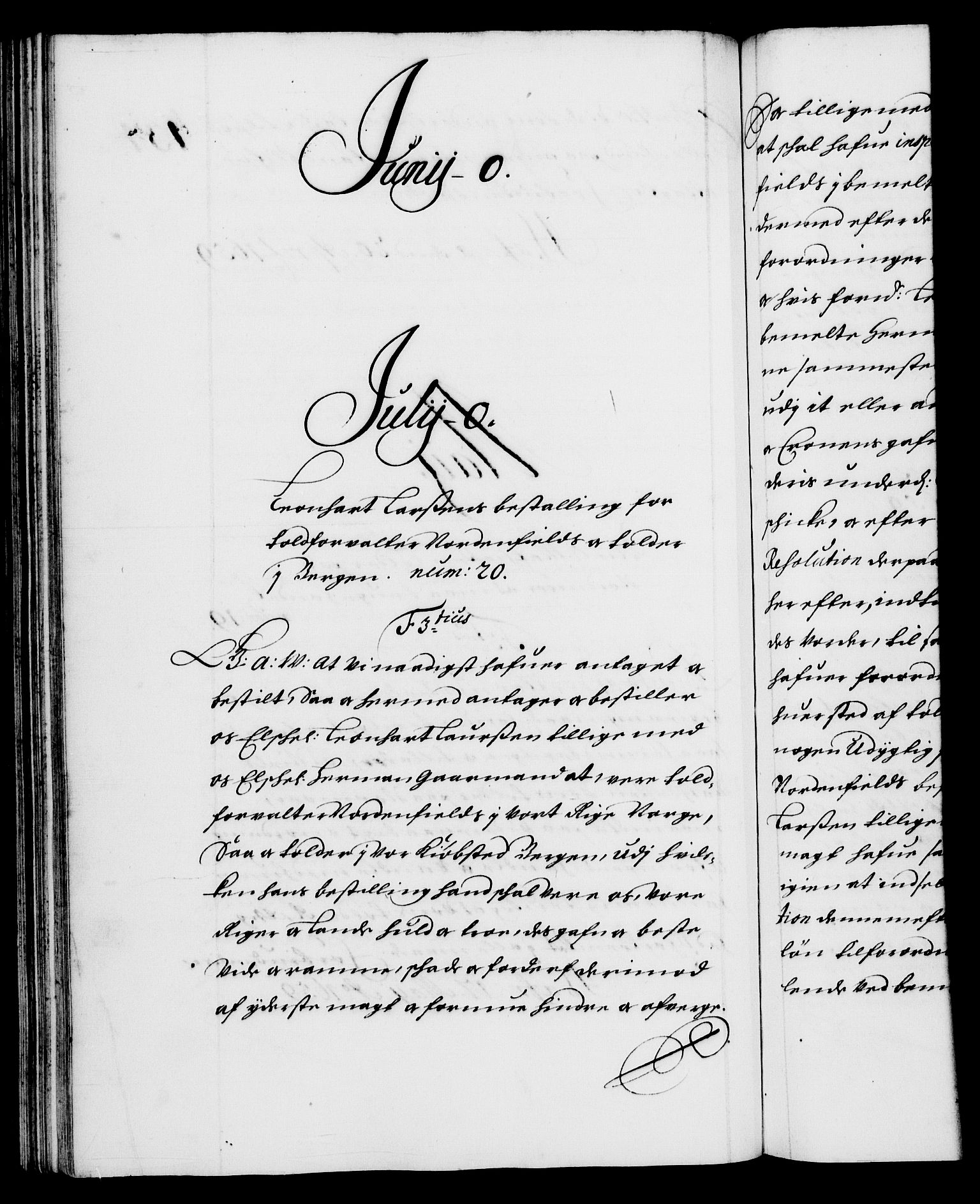 Danske Kanselli 1572-1799, AV/RA-EA-3023/F/Fc/Fca/Fcaa/L0009: Norske registre (mikrofilm), 1657-1660, p. 134b
