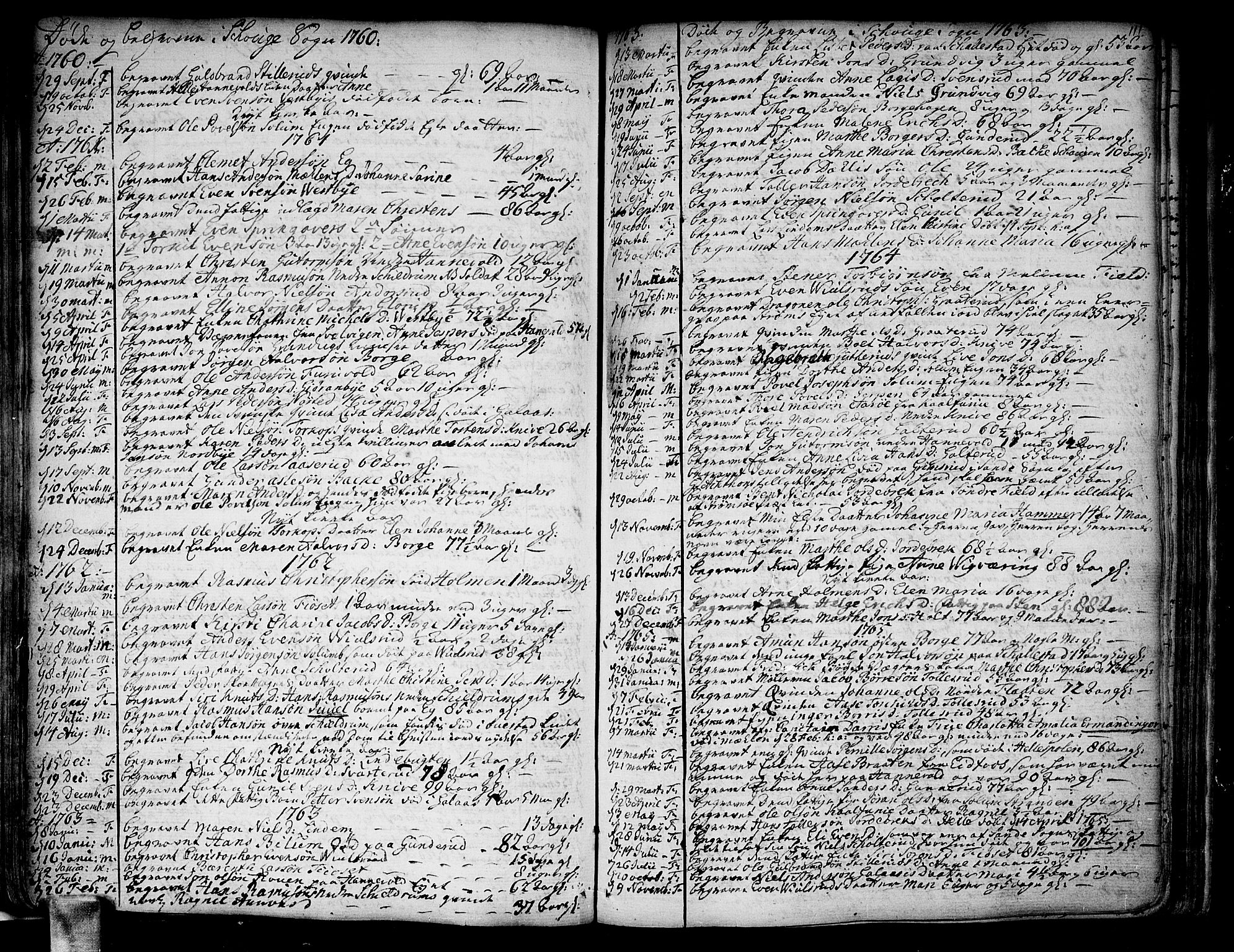 Skoger kirkebøker, AV/SAKO-A-59/F/Fa/L0001: Parish register (official) no. I 1, 1746-1814, p. 111