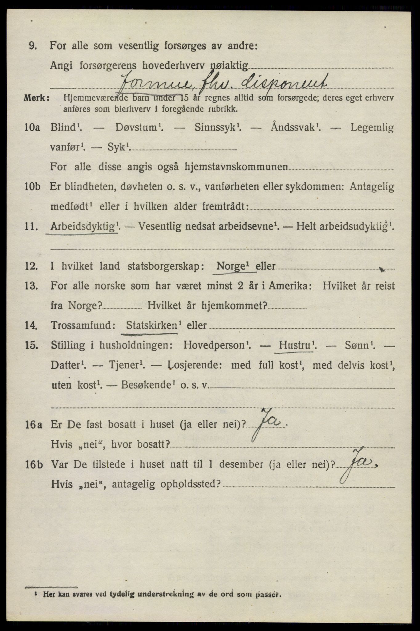 SAO, 1920 census for Nesodden, 1920, p. 6268