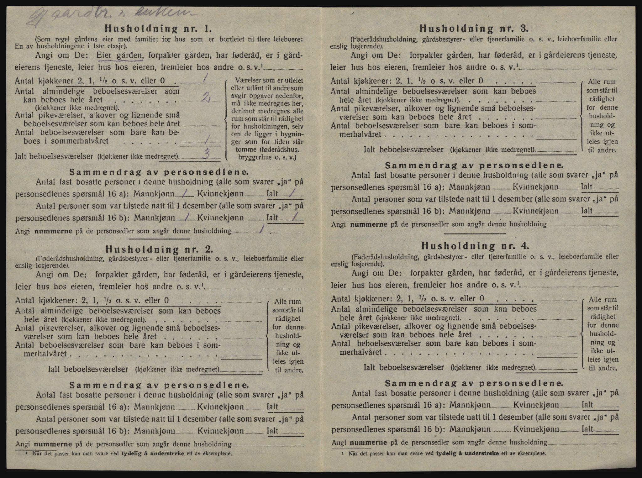 SAT, 1920 census for Bjugn, 1920, p. 486