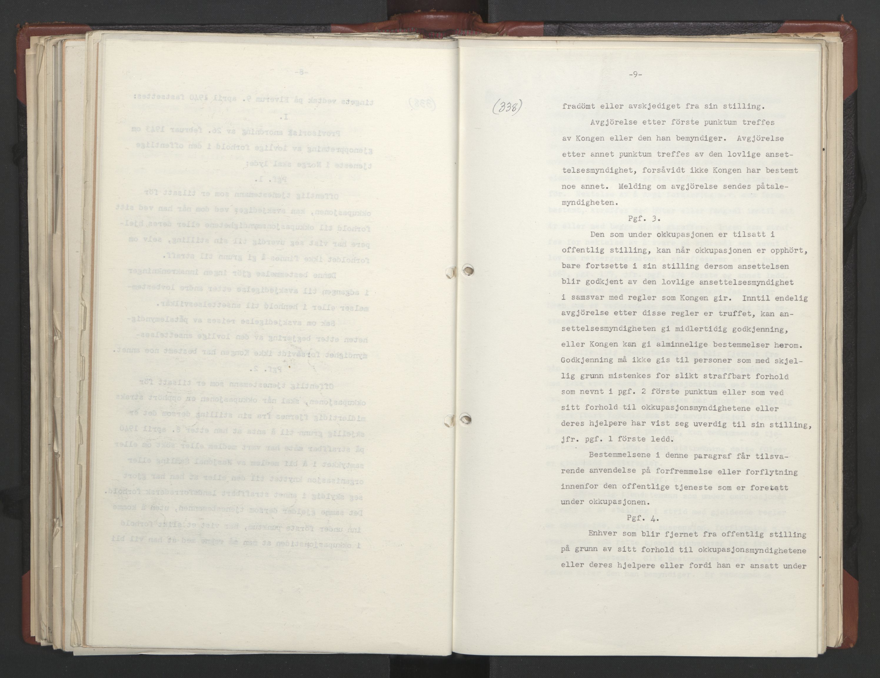 Statsrådssekretariatet, AV/RA-S-1001/A/Ac/L0125: Kgl. res. 21/7-15/12, 1944, p. 187