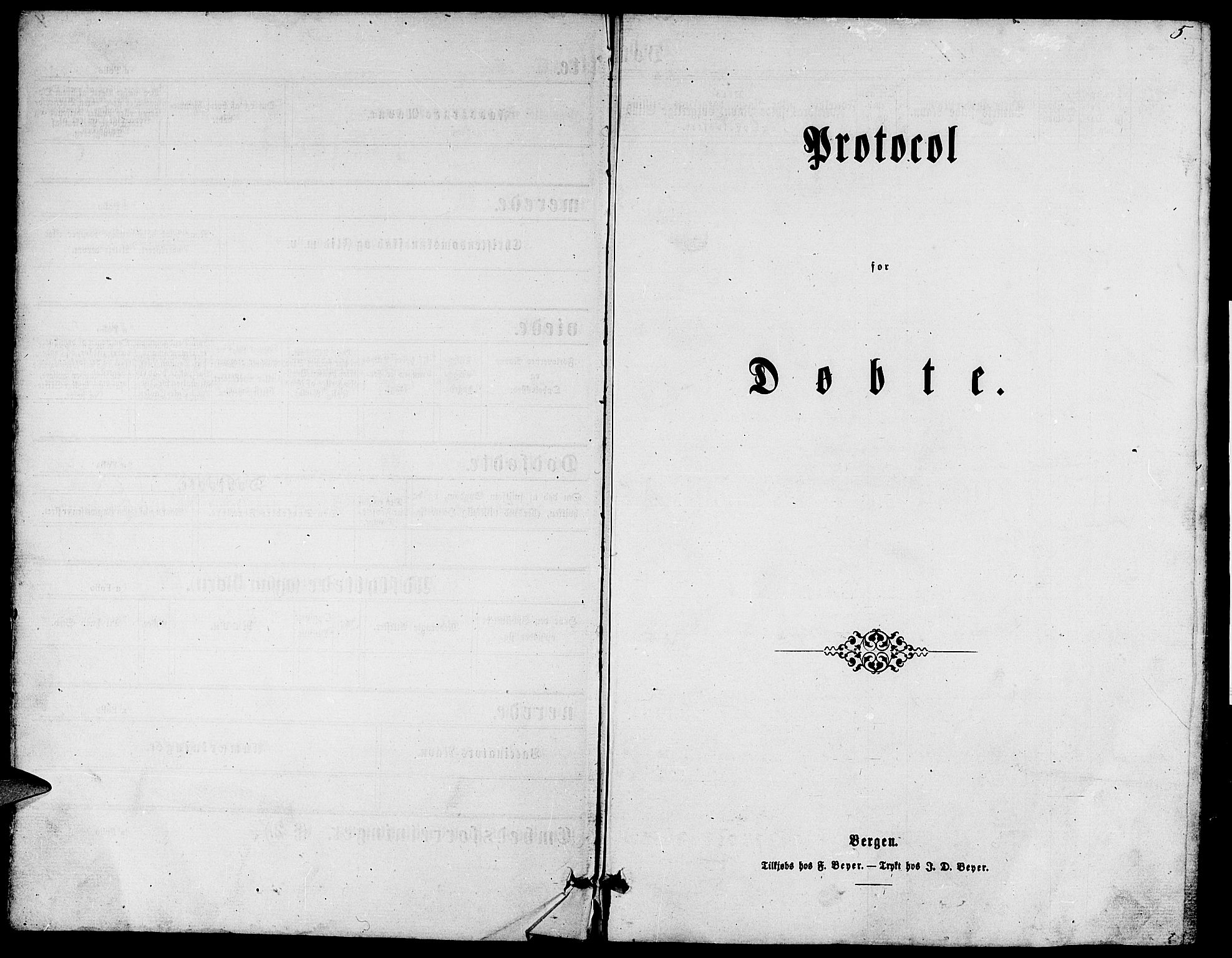 Fusa sokneprestembete, SAB/A-75401/H/Hab: Parish register (copy) no. C 1, 1861-1885, p. 5