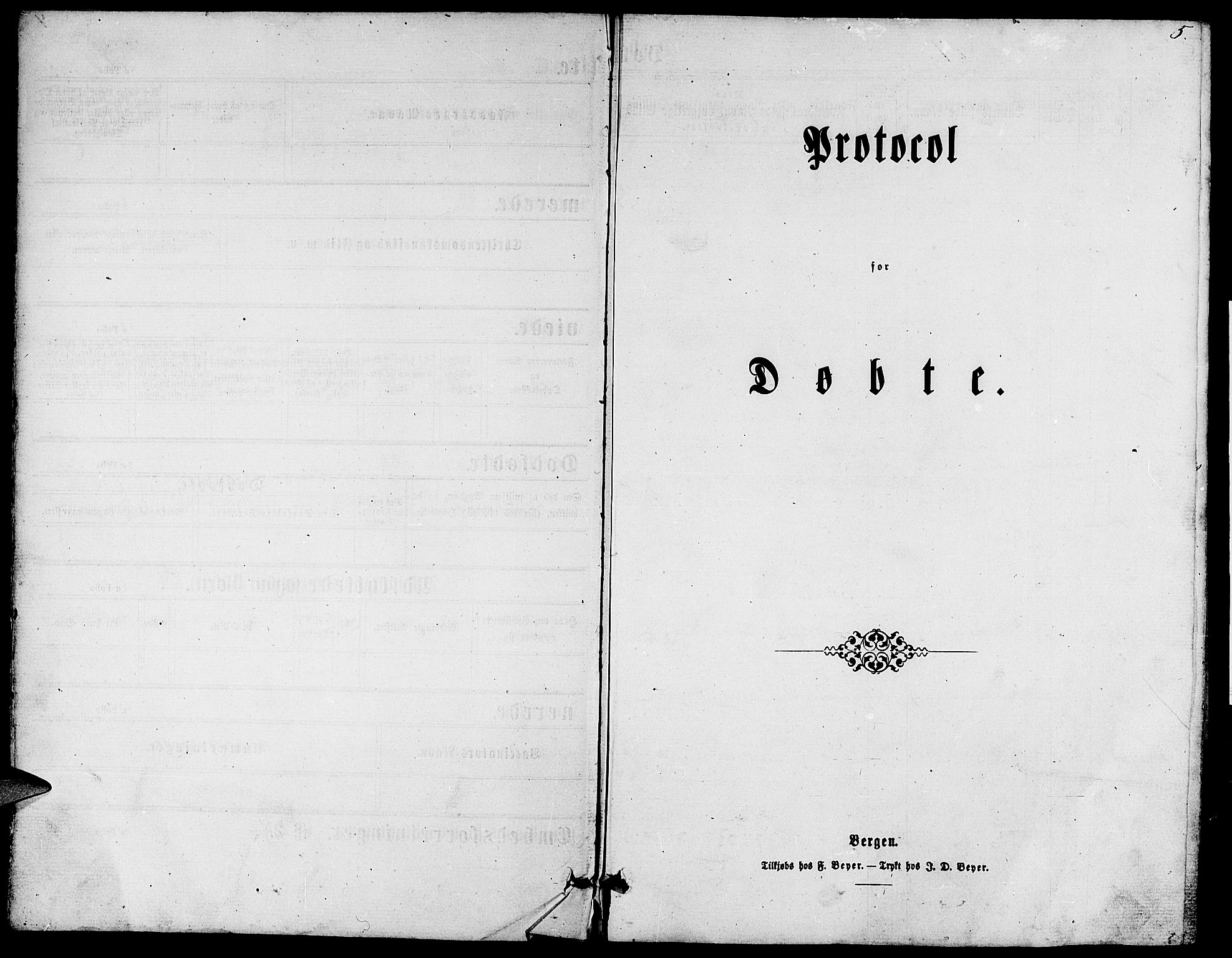 Fusa sokneprestembete, AV/SAB-A-75401/H/Hab: Parish register (copy) no. C 1, 1861-1885, p. 5