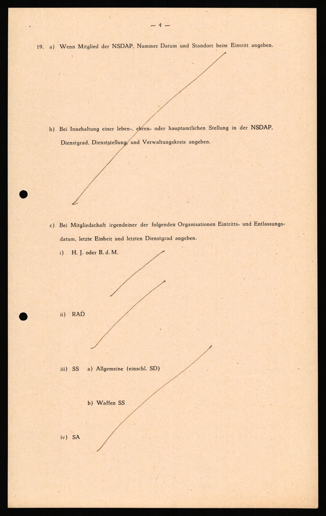 Forsvaret, Forsvarets overkommando II, RA/RAFA-3915/D/Db/L0035: CI Questionaires. Tyske okkupasjonsstyrker i Norge. Tyskere., 1945-1946, p. 124