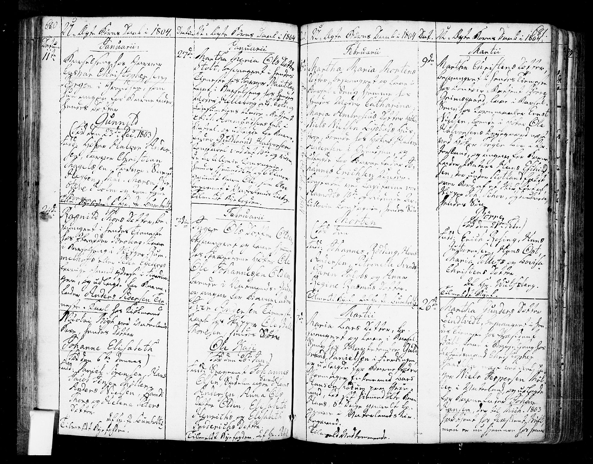 Oslo domkirke Kirkebøker, SAO/A-10752/F/Fa/L0005: Parish register (official) no. 5, 1787-1806, p. 680-681