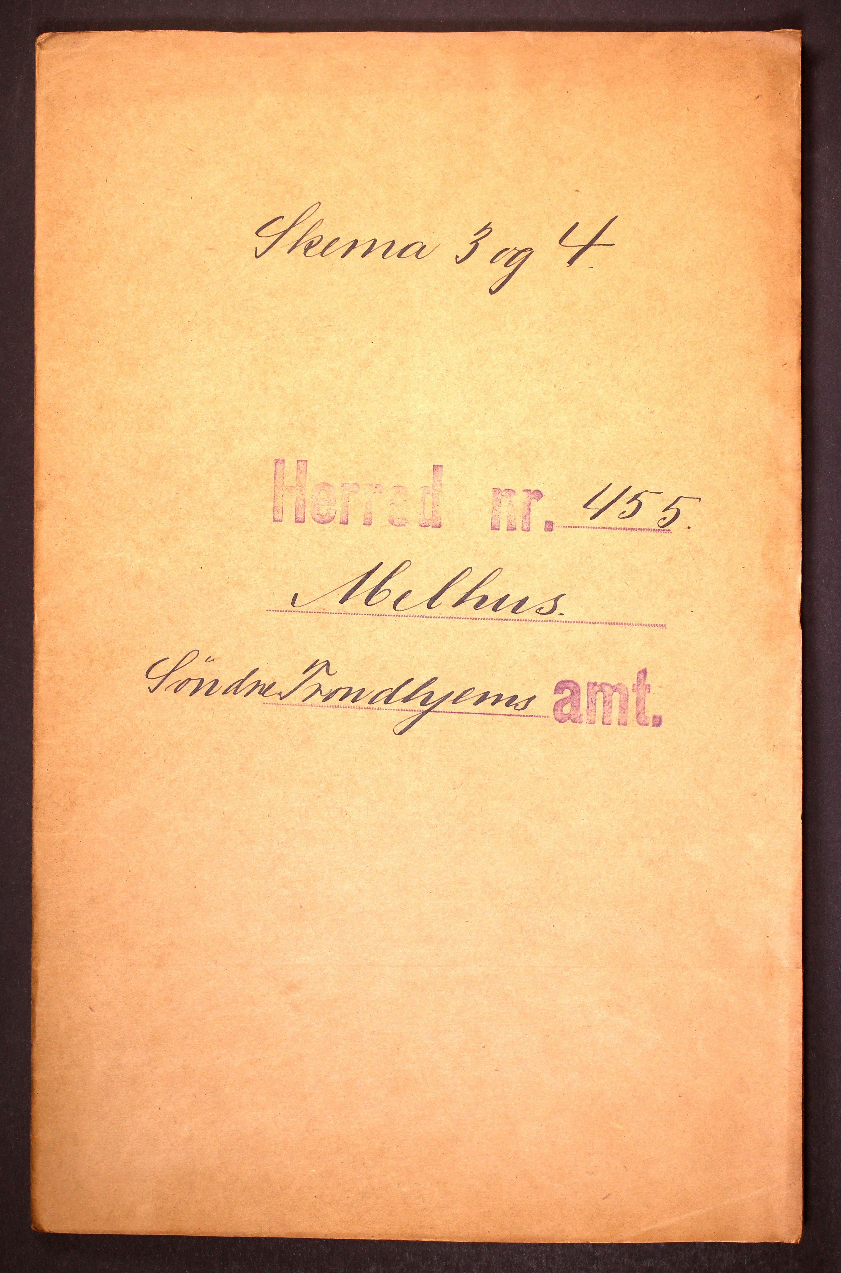 RA, 1910 census for Melhus, 1910, p. 1