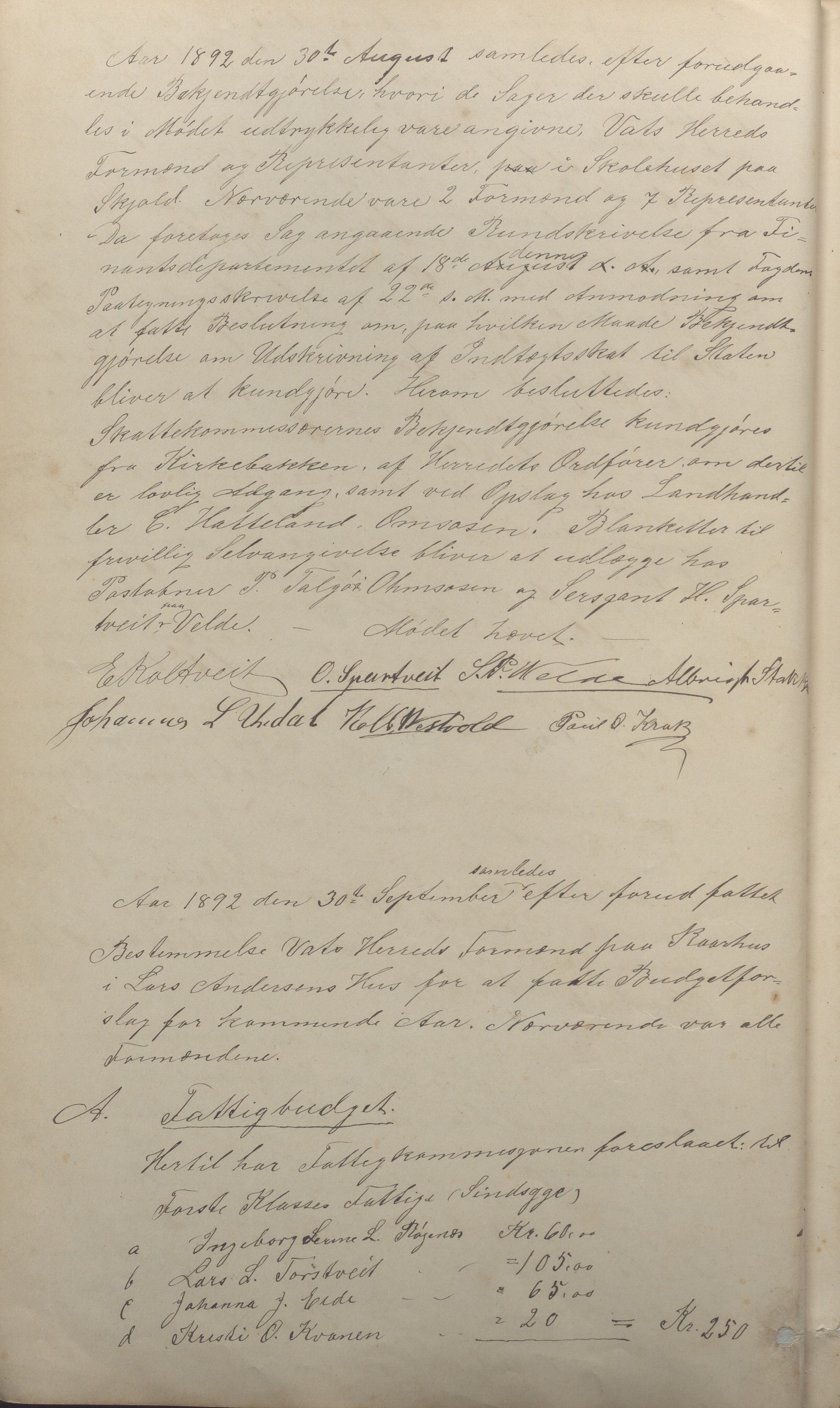 Vats kommune - Formannskapet, IKAR/K-100622/A/L0001: Møtebok, 1890-1911, p. 14b