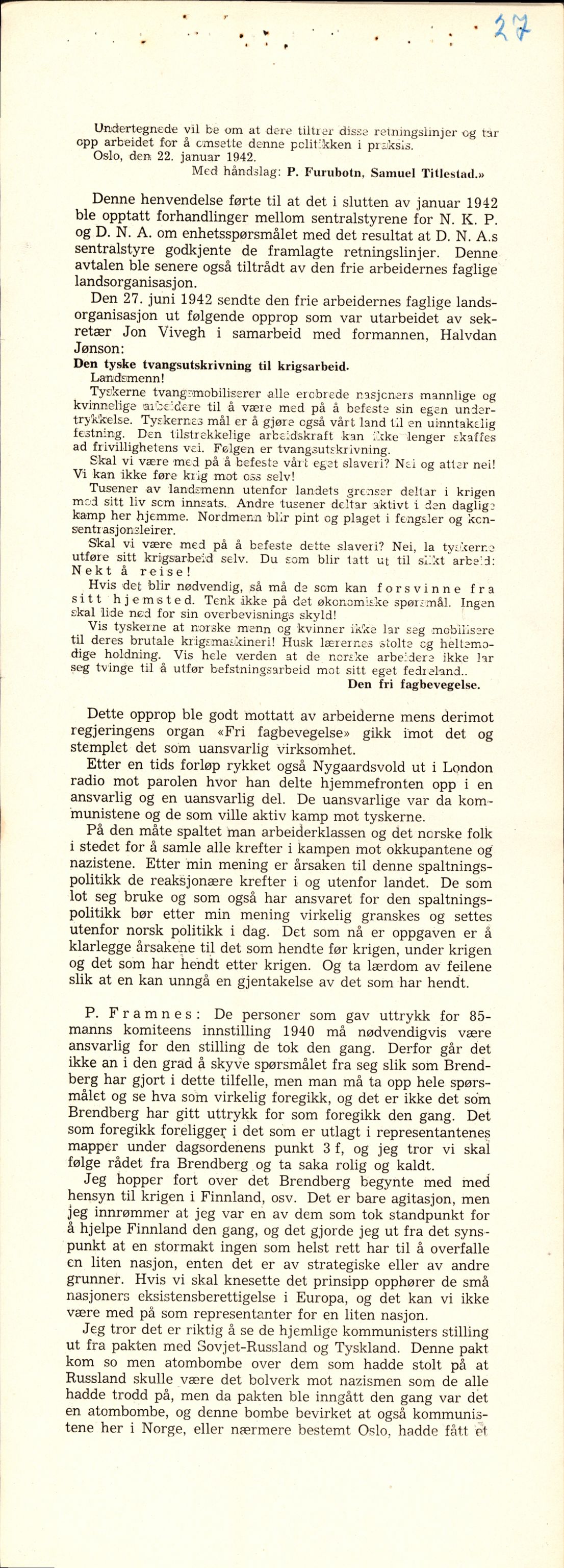 Landssvikarkivet, Oslo politikammer, AV/RA-S-3138-01/D/Da/L1026/0002: Dommer, dnr. 4168 - 4170 / Dnr. 4169, 1945-1948, p. 41