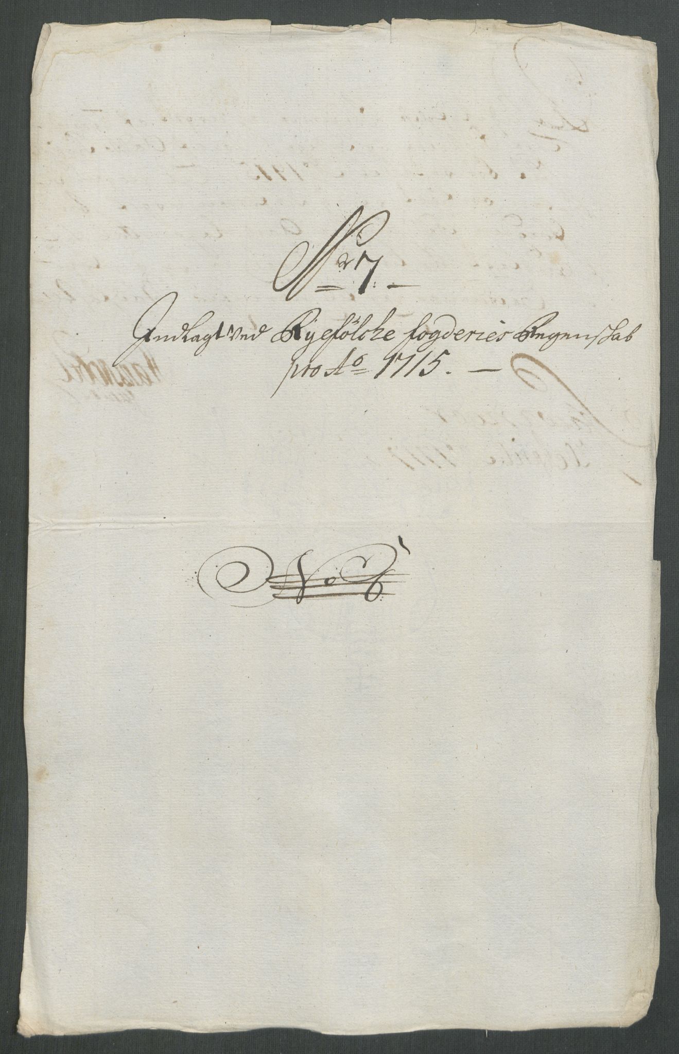 Rentekammeret inntil 1814, Reviderte regnskaper, Fogderegnskap, RA/EA-4092/R47/L2868: Fogderegnskap Ryfylke, 1715, p. 87