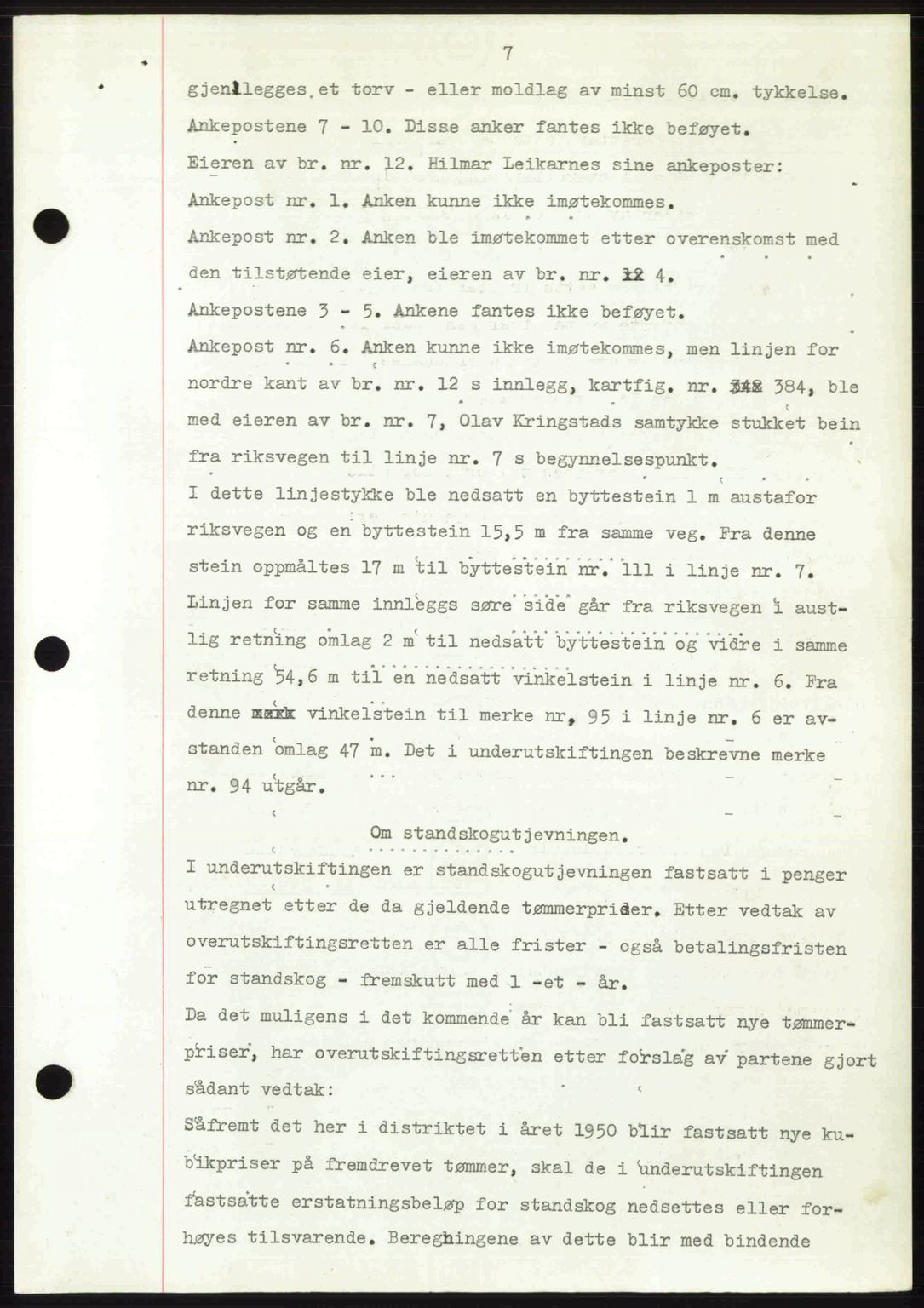 Romsdal sorenskriveri, AV/SAT-A-4149/1/2/2C: Mortgage book no. A31, 1949-1949, Diary no: : 3368/1949