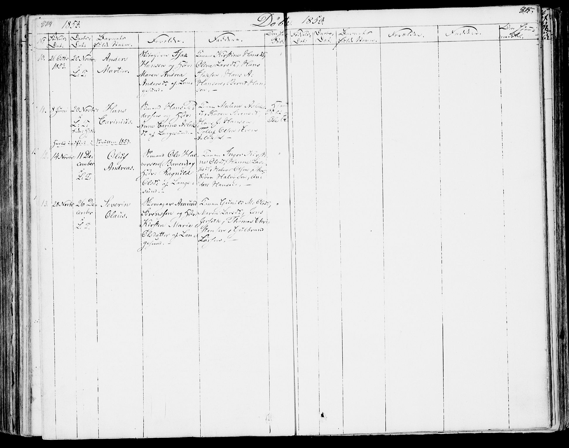 Bamble kirkebøker, AV/SAKO-A-253/F/Fa/L0004: Parish register (official) no. I 4, 1834-1853, p. 814-815