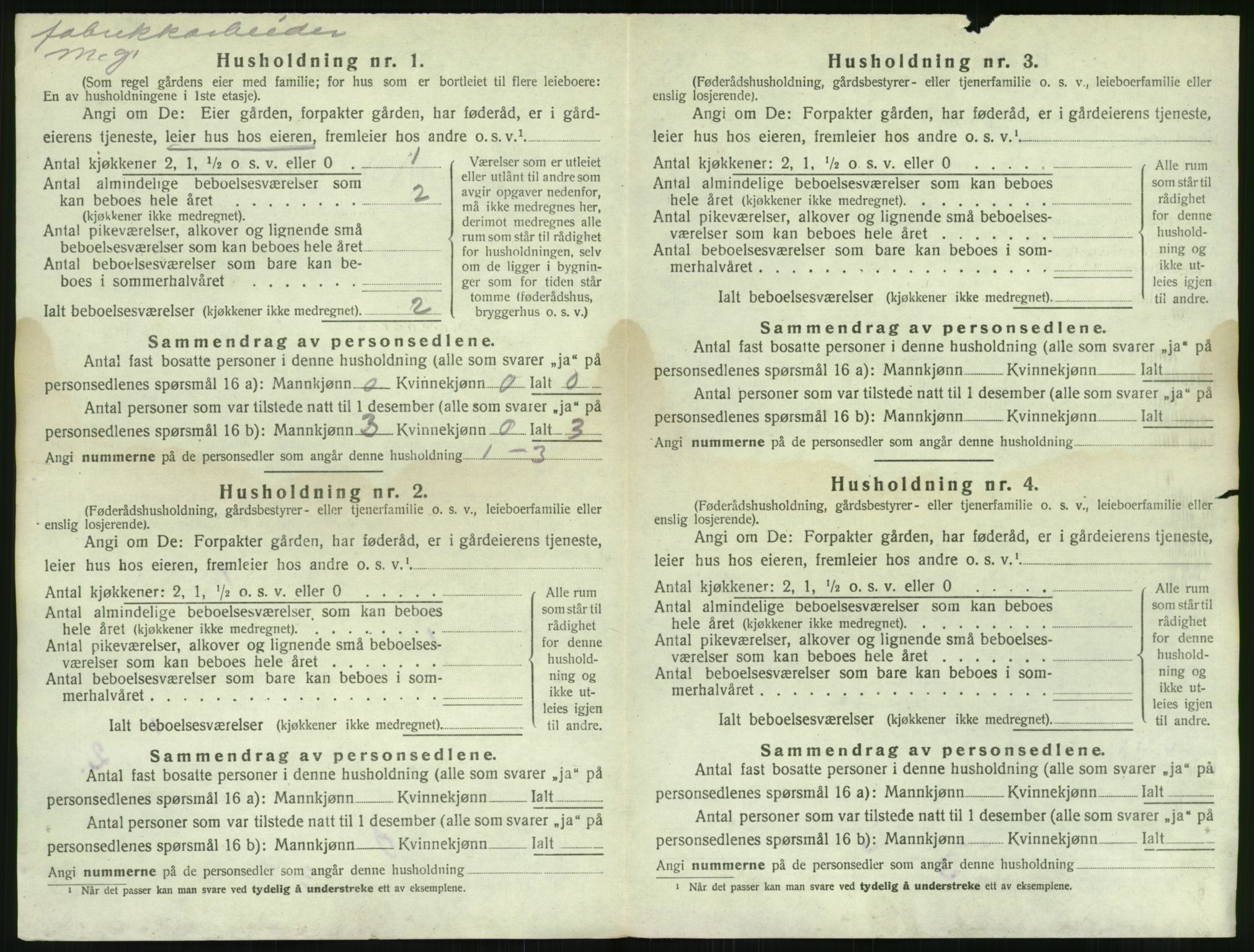 SAK, 1920 census for Stokken, 1920, p. 505