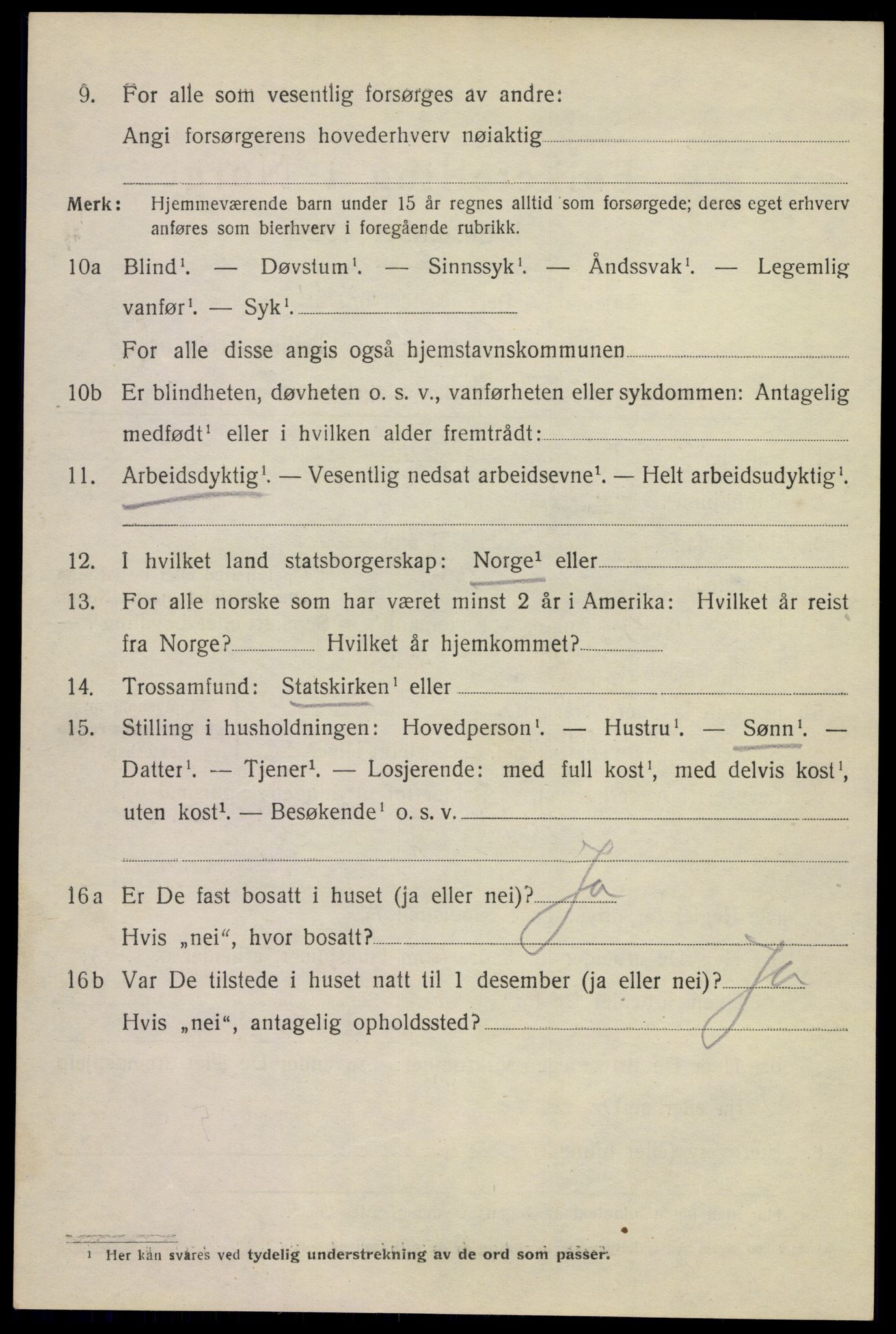 SAKO, 1920 census for Sandefjord, 1920, p. 7397