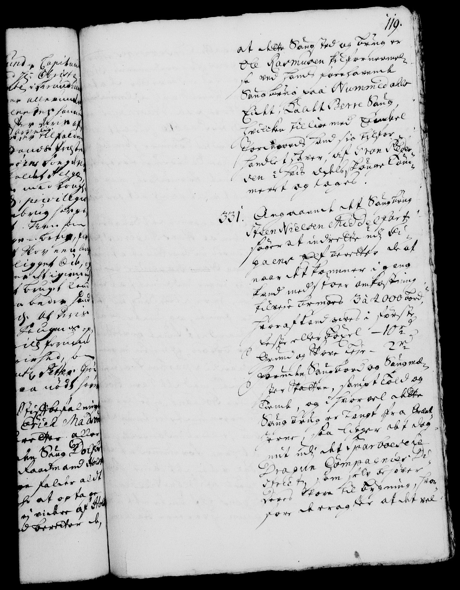 Rentekammeret, Kammerkanselliet, AV/RA-EA-3111/G/Gh/Gha/L0001: Norsk ekstraktmemorialprotokoll, sak. 1-375 (merket RK 53.46), 1720, p. 119