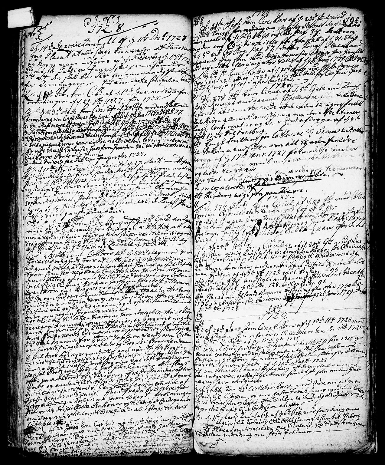 Vinje kirkebøker, SAKO/A-312/F/Fa/L0001: Parish register (official) no. I 1, 1717-1766, p. 194