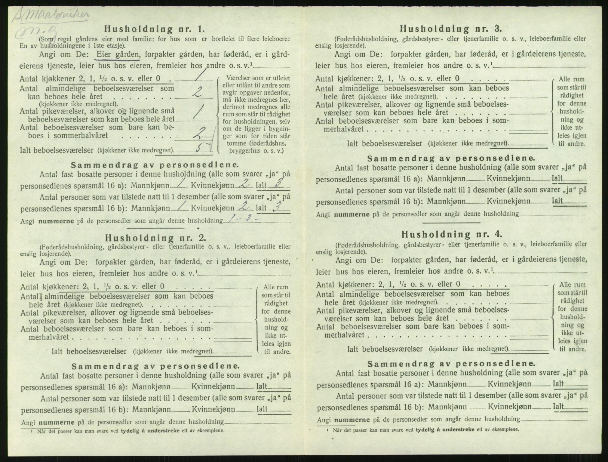 SAT, 1920 census for Eresfjord og Vistdal, 1920, p. 412