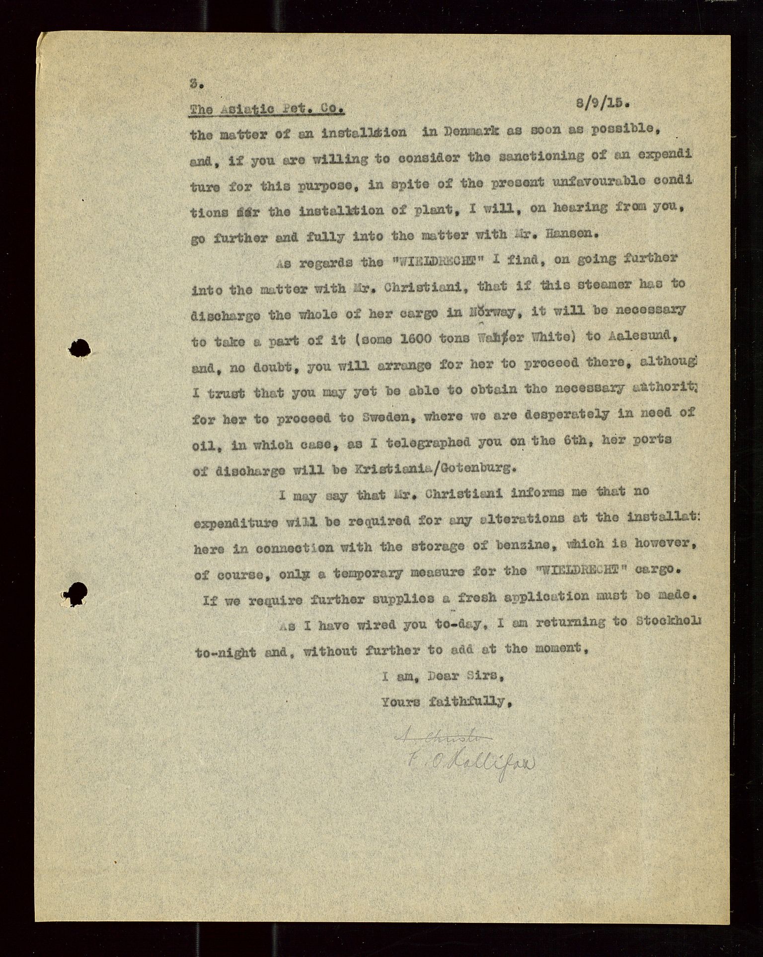 Pa 1521 - A/S Norske Shell, AV/SAST-A-101915/E/Ea/Eaa/L0019: Sjefskorrespondanse, 1917, p. 17