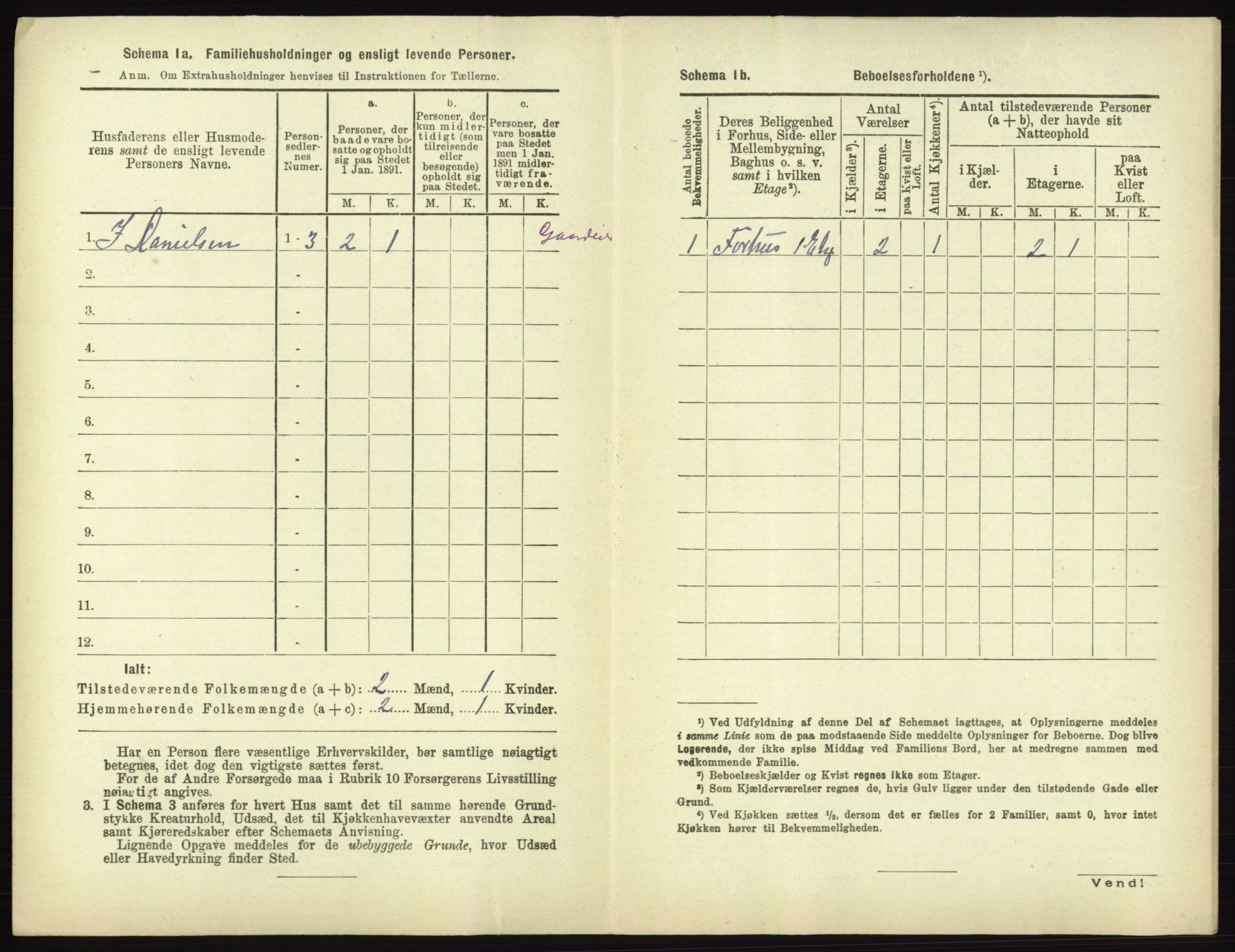 RA, 1891 census for 0101 Fredrikshald, 1891, p. 771