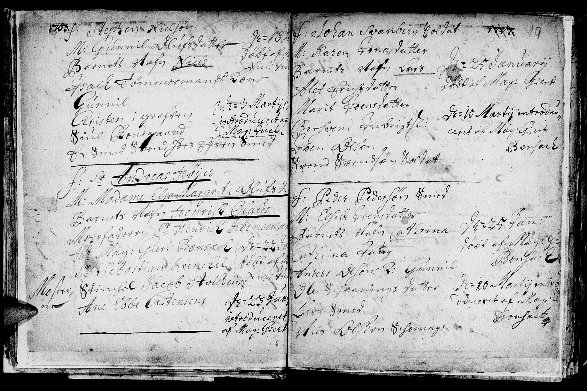 Ministerialprotokoller, klokkerbøker og fødselsregistre - Sør-Trøndelag, SAT/A-1456/601/L0034: Parish register (official) no. 601A02, 1702-1714, p. 19