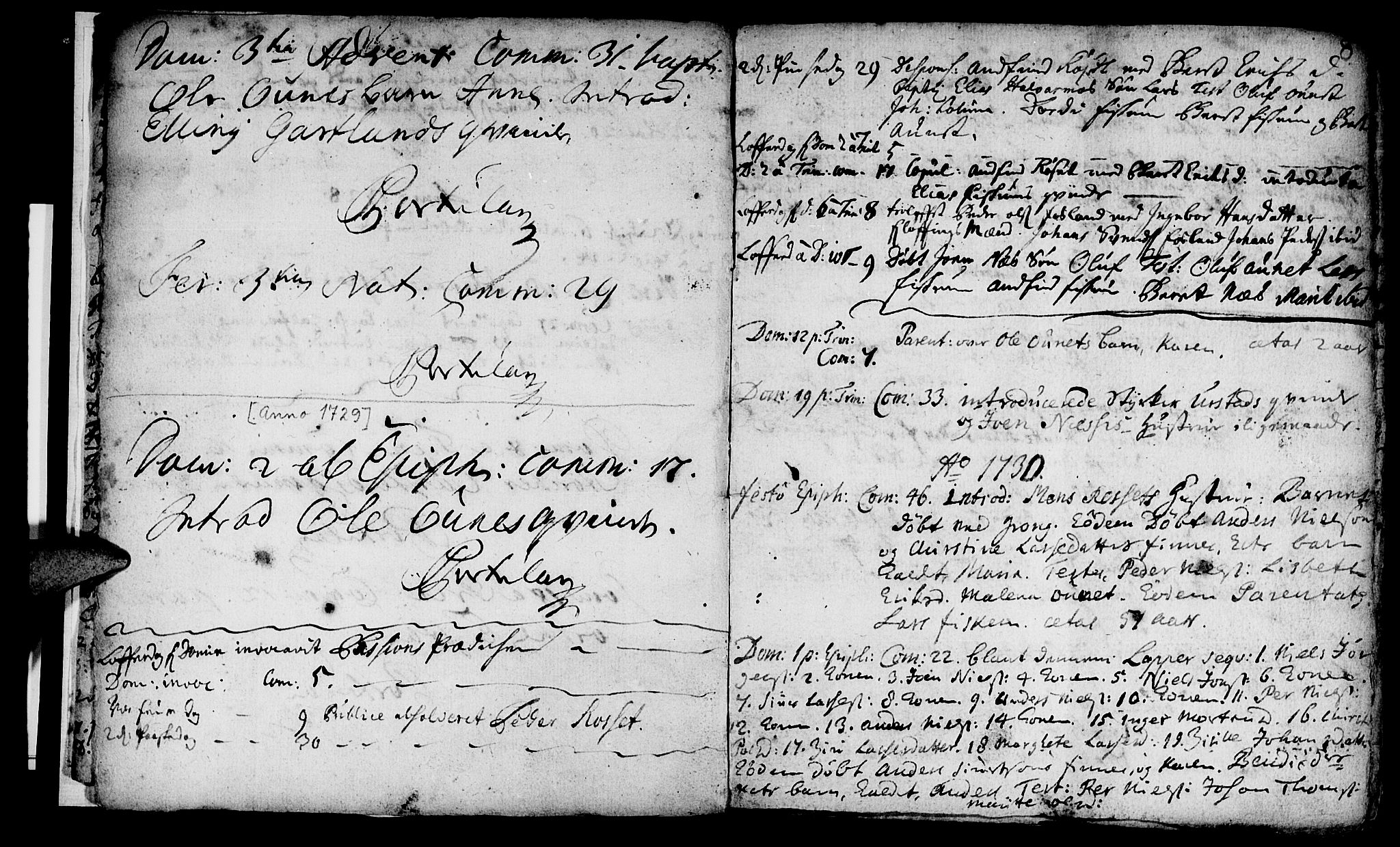 Ministerialprotokoller, klokkerbøker og fødselsregistre - Nord-Trøndelag, SAT/A-1458/759/L0525: Parish register (official) no. 759A01, 1706-1748, p. 8