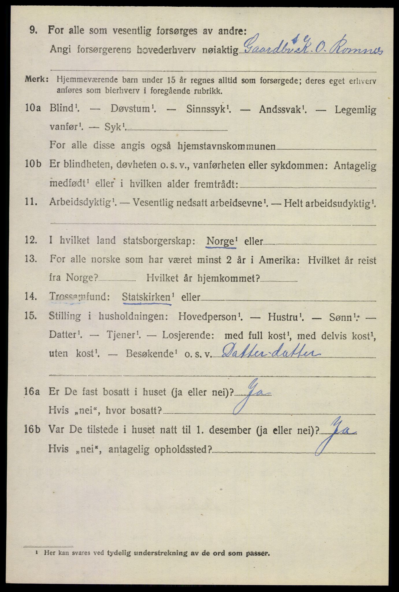 SAKO, 1920 census for Holla, 1920, p. 4758