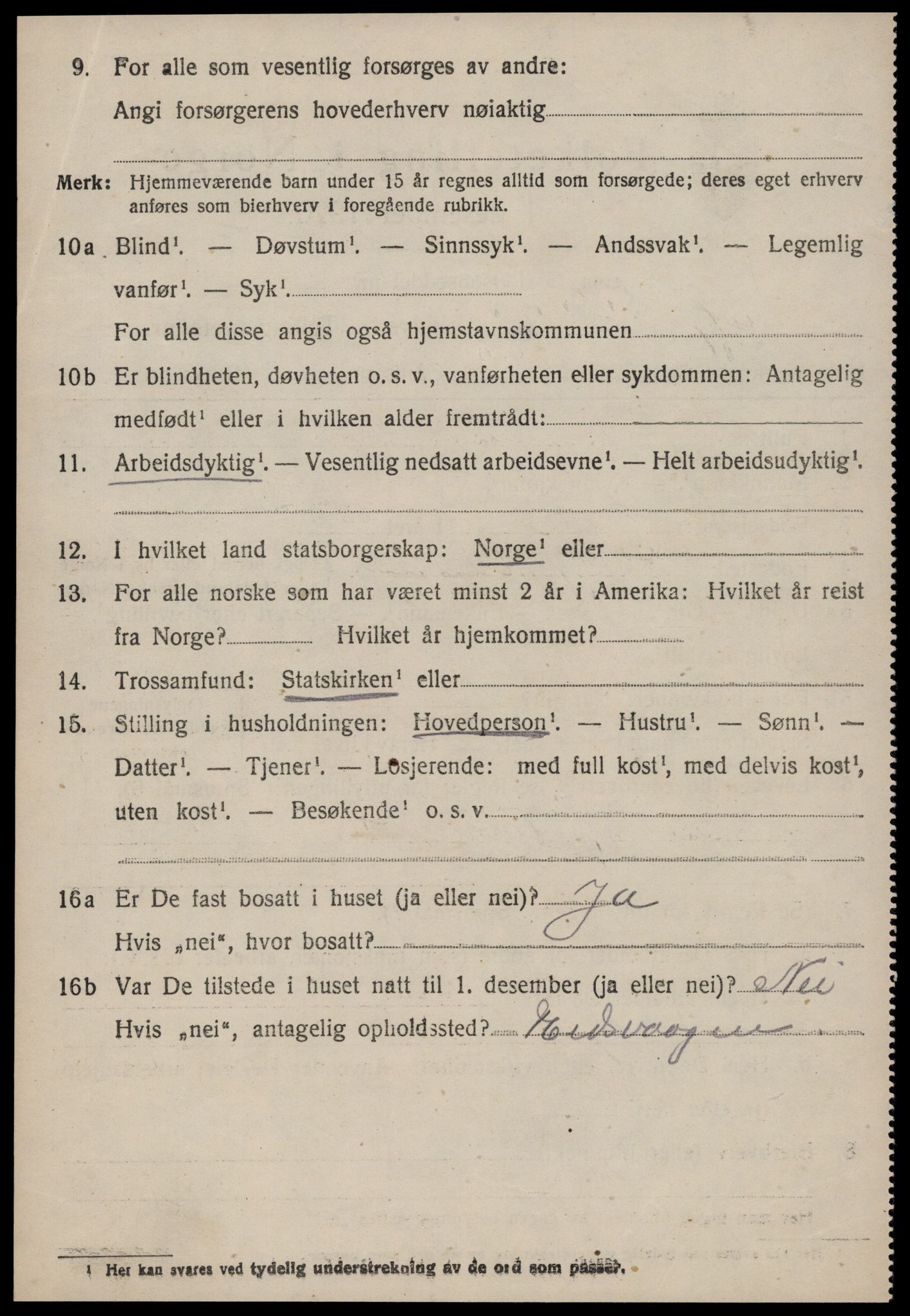 SAT, 1920 census for Eresfjord og Vistdal, 1920, p. 1966