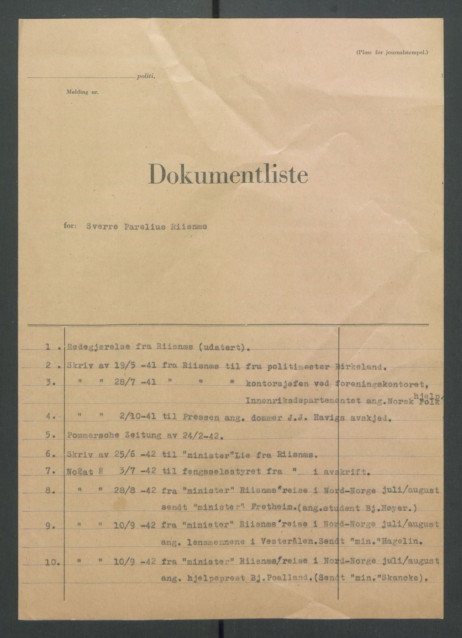 Landssvikarkivet, Oslo politikammer, RA/S-3138-01/D/Di/L0001: Anr. 1559, 1945-1947, p. 990
