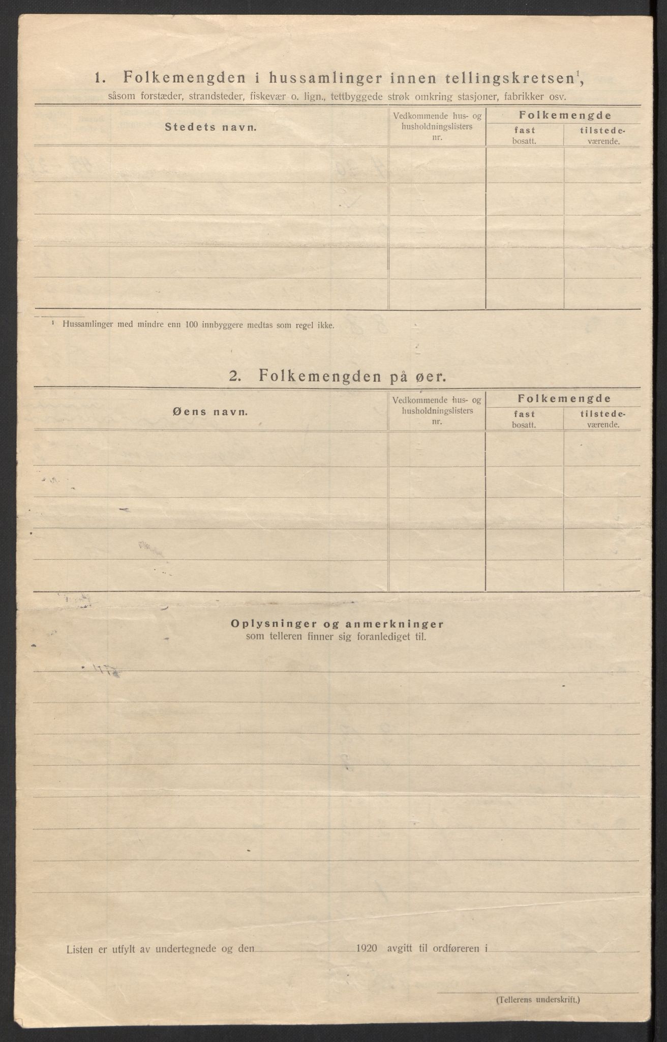 SAH, 1920 census for Fåberg, 1920, p. 23